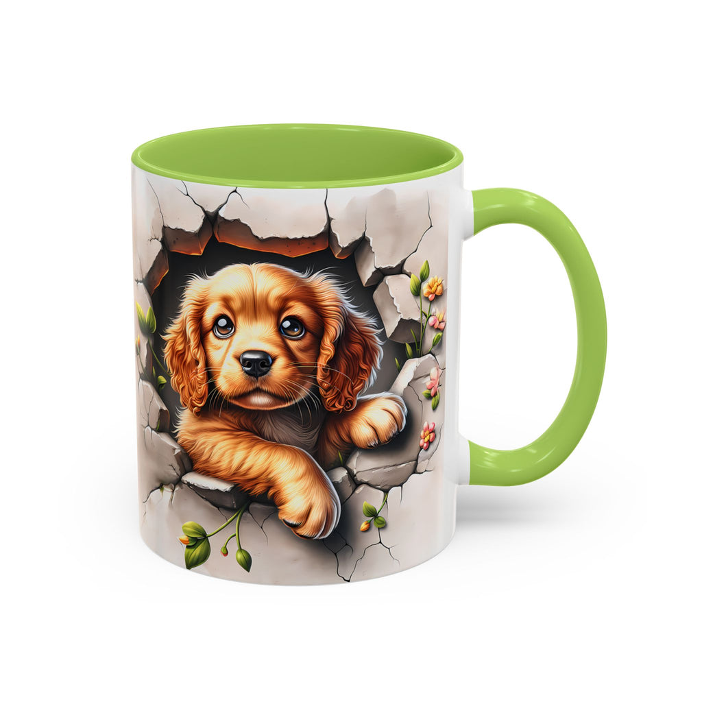 Cocker Spaniel Puppy Coffee Mug — Cute Accent Mug