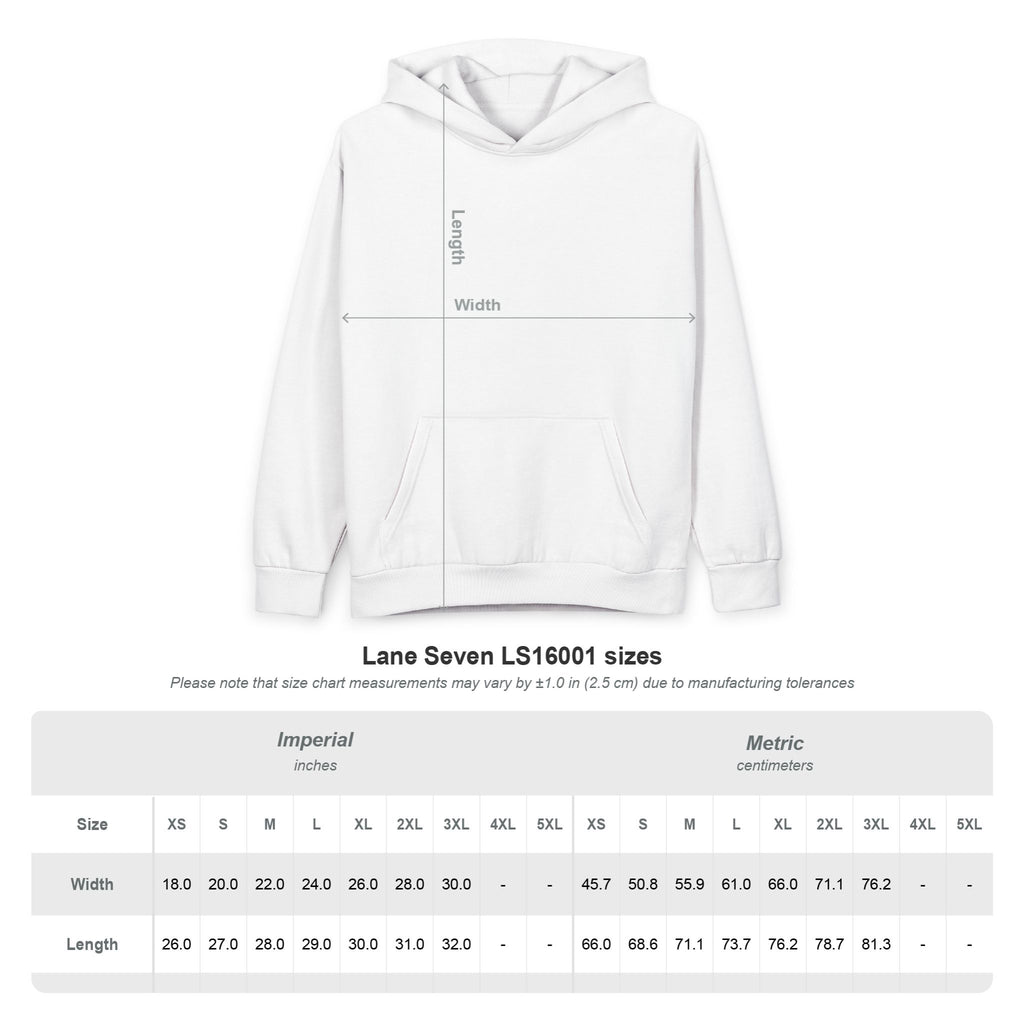 Service Human Hoodie — Funny Service Technician Diagram (on the back) Pullover