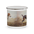 Enamel Mug — Vintage Hunting Dog Camp Coffee Cup