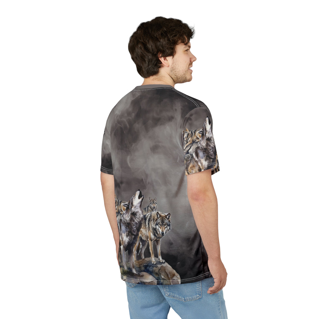 Calling The Pack – Wolves All-Over Print T-Shirt