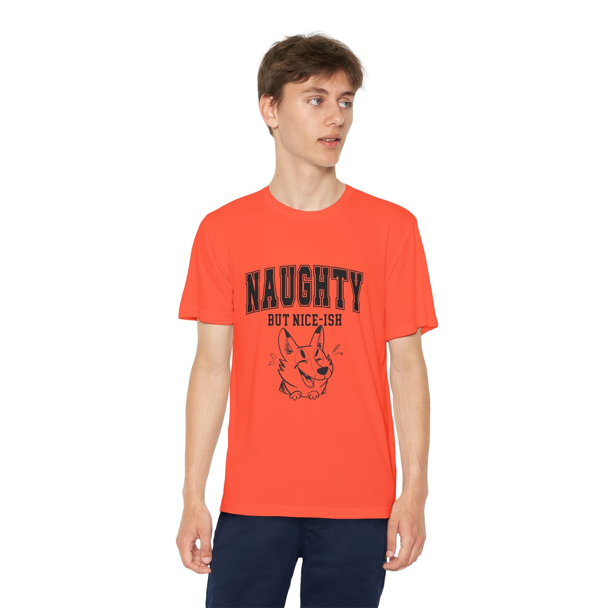Youth Tee - "Naughty But Nice-ish" Graphic Shirt