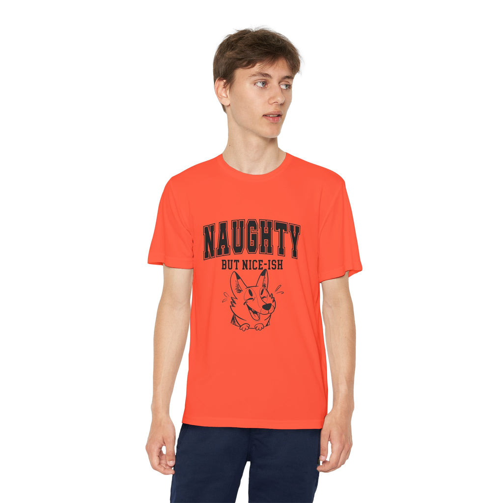 Youth Tee - "Naughty But Nice-ish" Graphic Shirt