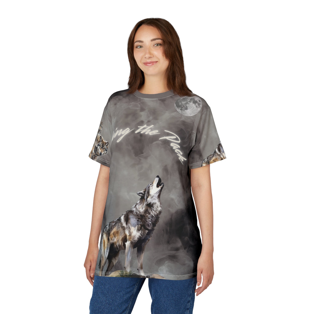 Calling The Pack – Wolves All-Over Print T-Shirt