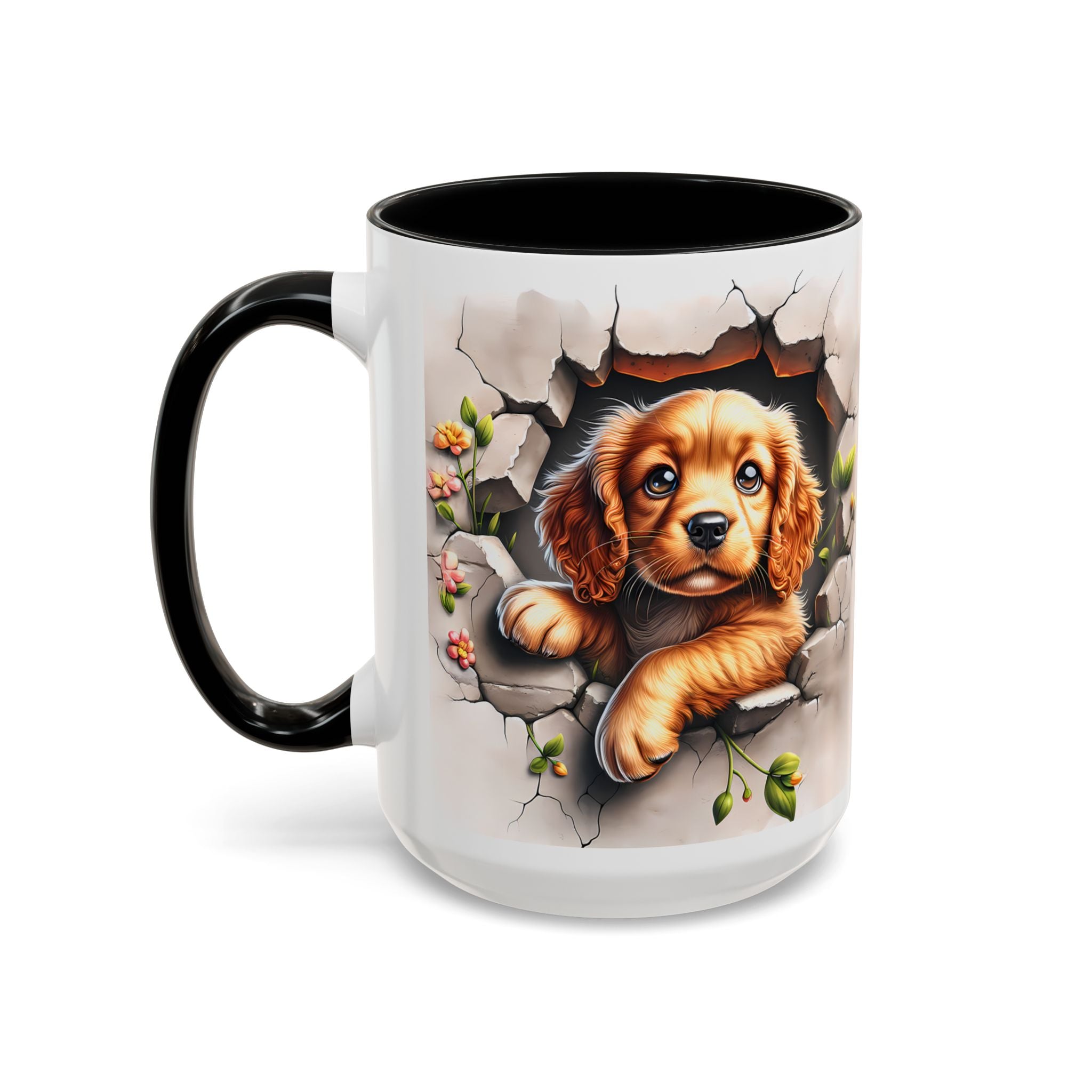 Cocker Spaniel Puppy Coffee Mug — Cute Accent Mug