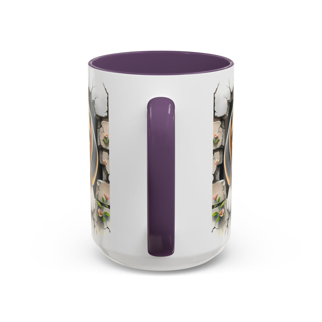 Beagle Puppy Peek Accent Coffee Mug – Cute Dog Gift (11/15 oz)