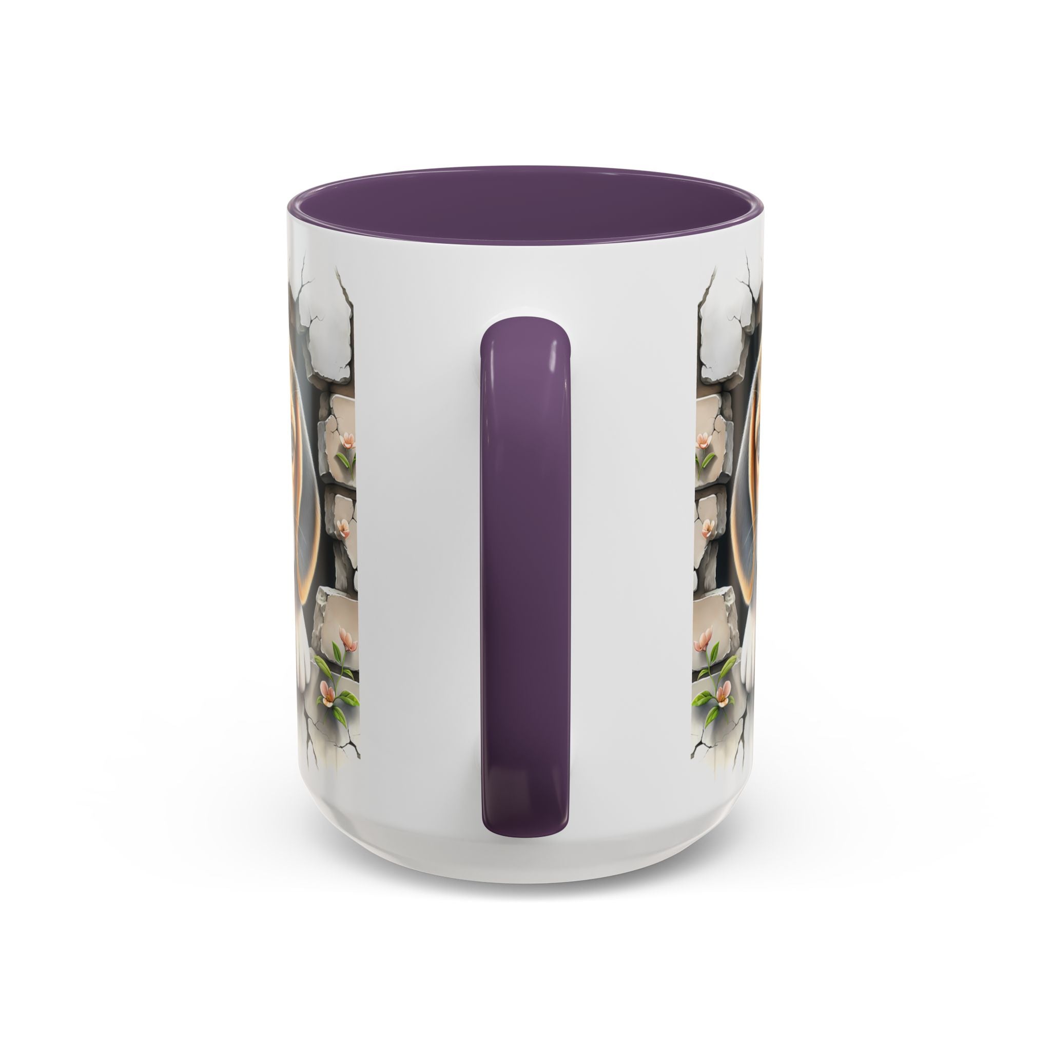 Beagle Puppy Peek Accent Coffee Mug – Cute Dog Gift (11/15 oz)