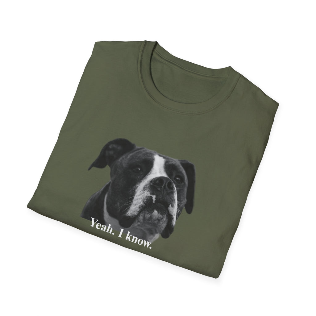 Boxer Graphic T-Shirt — "Yeah. I know."