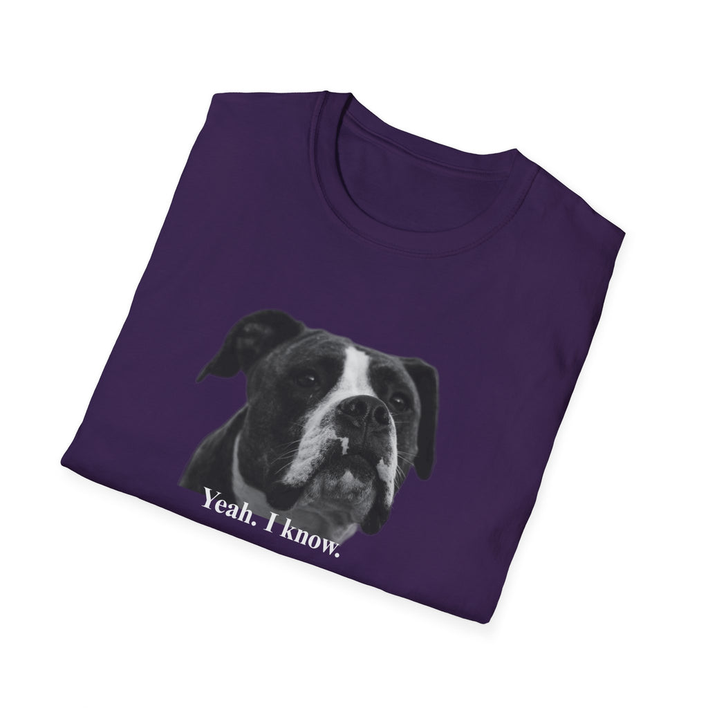 Boxer Graphic T-Shirt — "Yeah. I know."