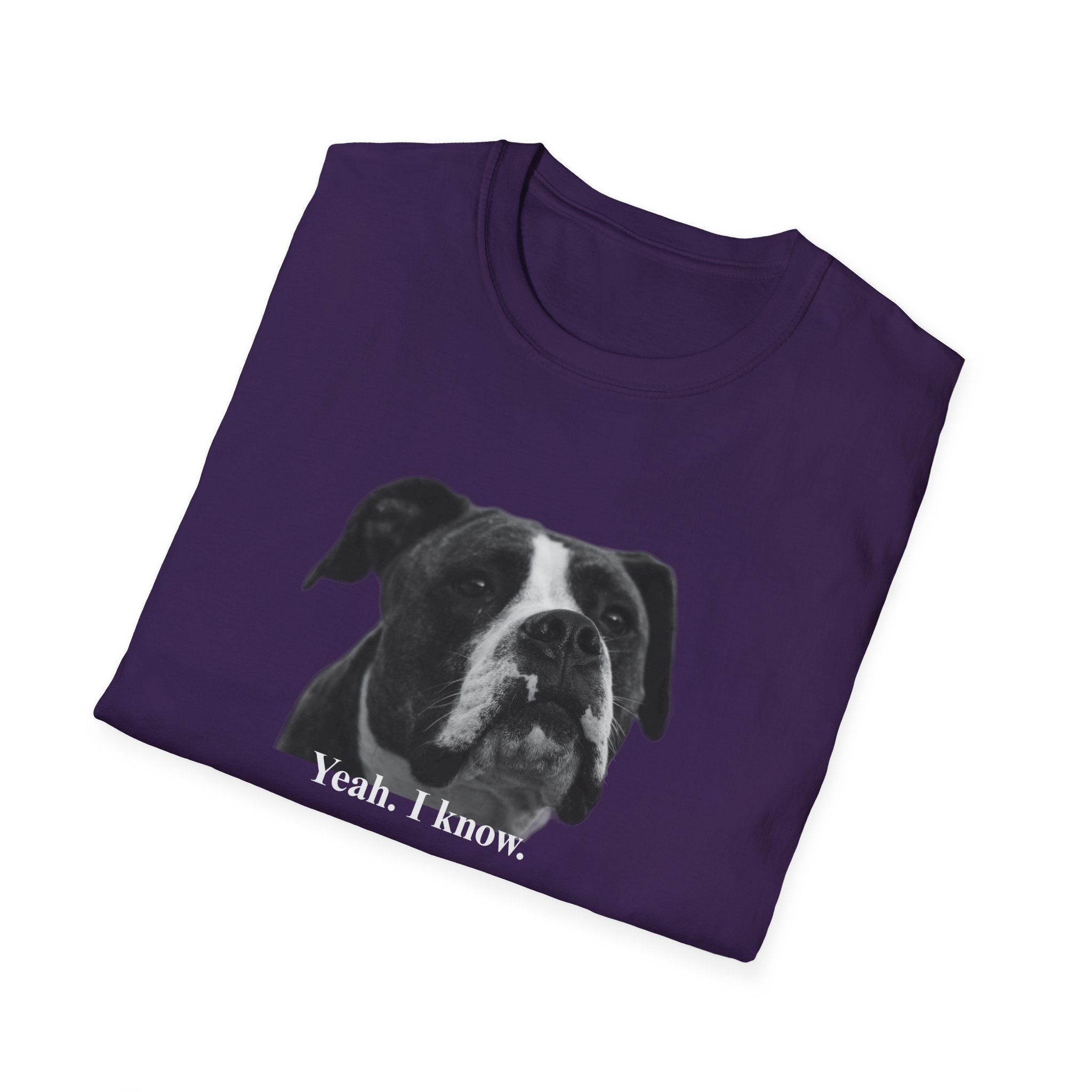 Boxer Graphic T-Shirt — "Yeah. I know."