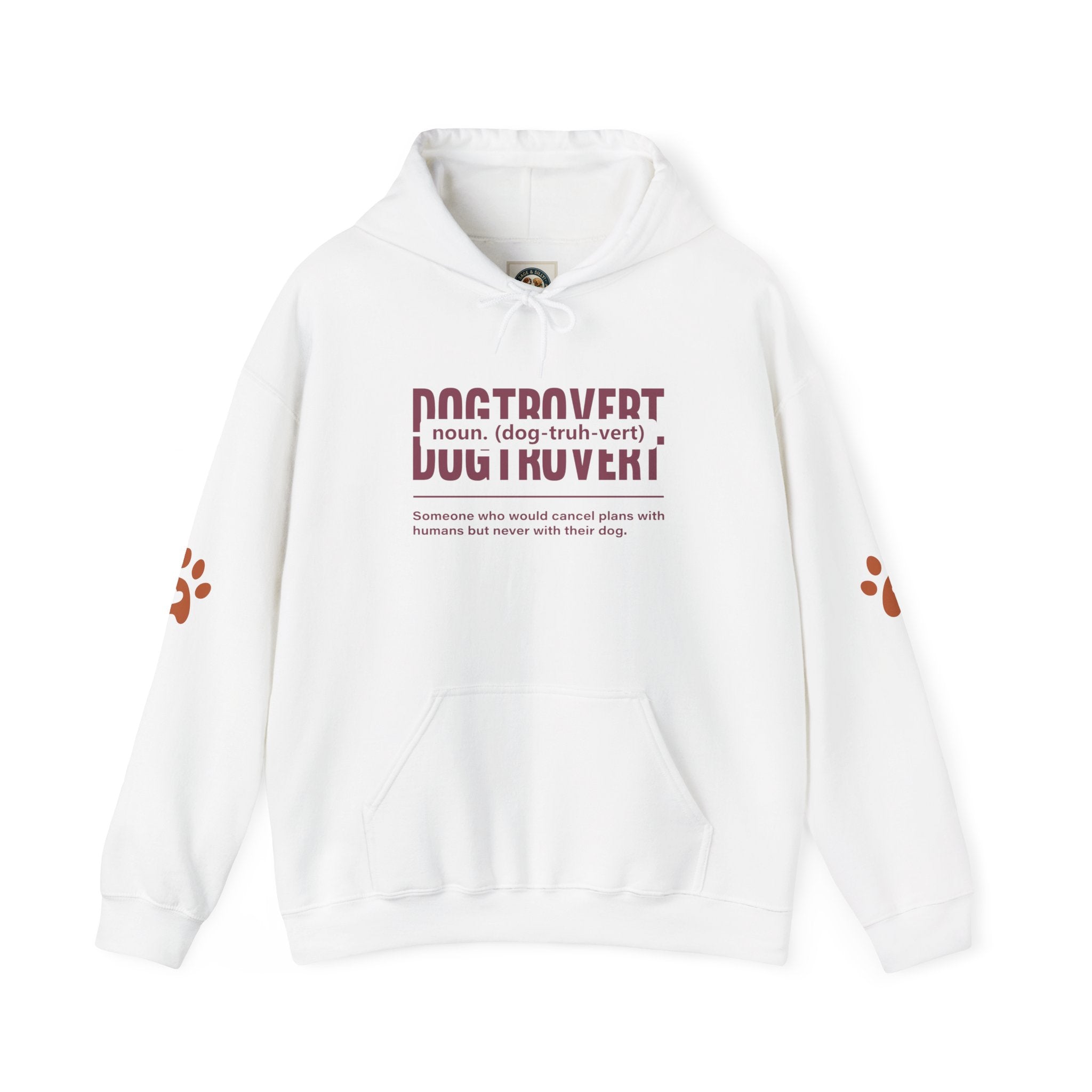 Dogtrovert Definition Hoodie – Funny Dog Lover Graphic Pullover