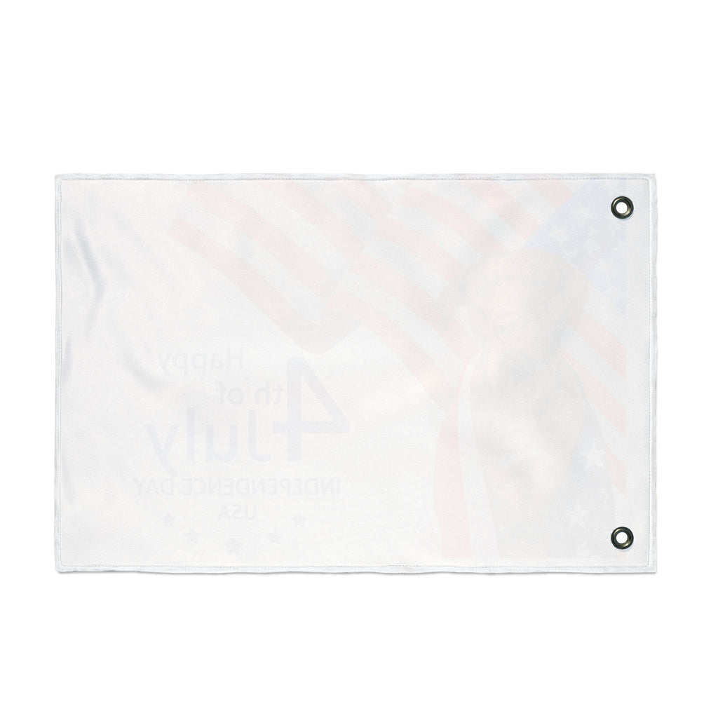 4th of July Dog Flag — Double-Sided American Independence Day Garden Banner