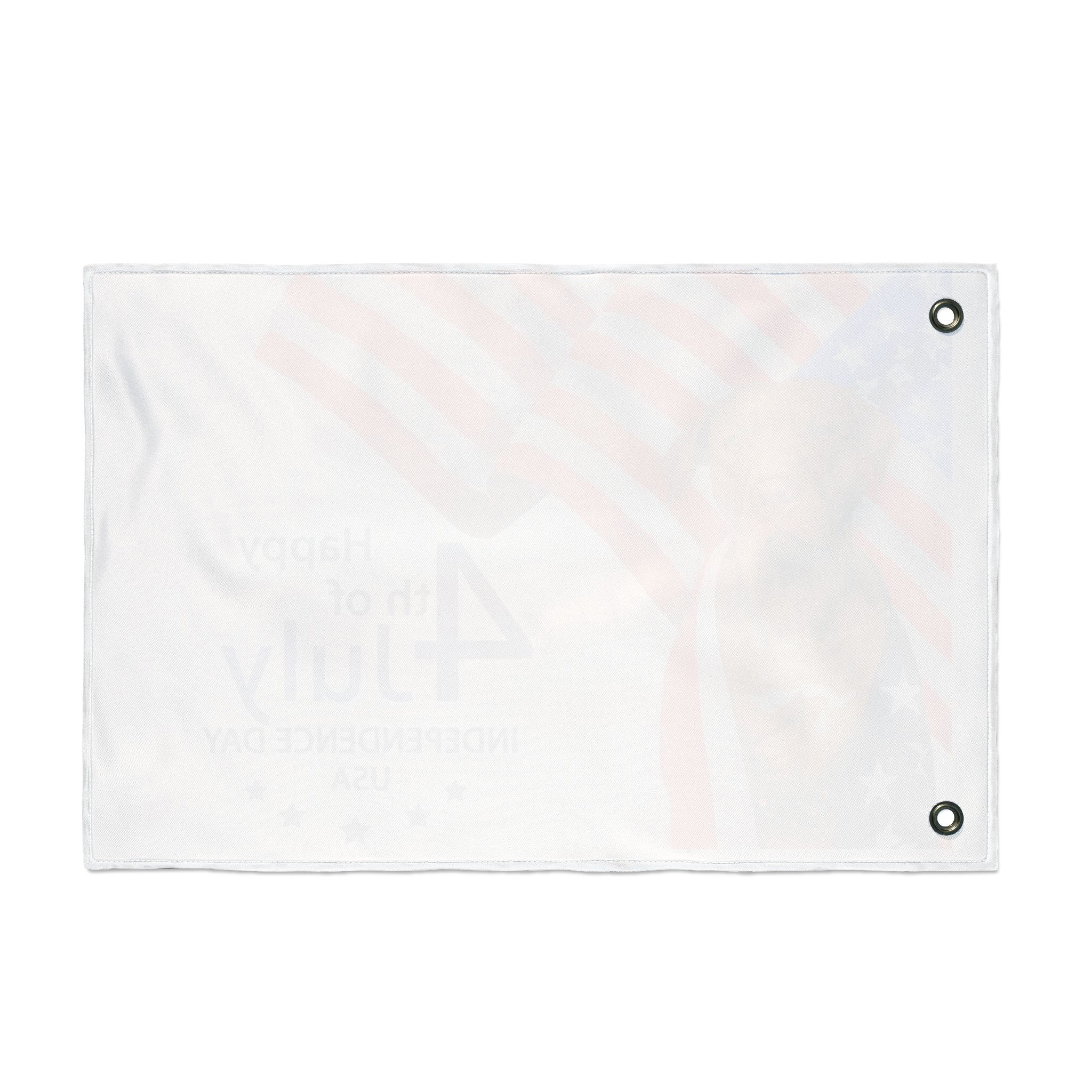 4th of July Dog Flag — Double-Sided American Independence Day Garden Banner