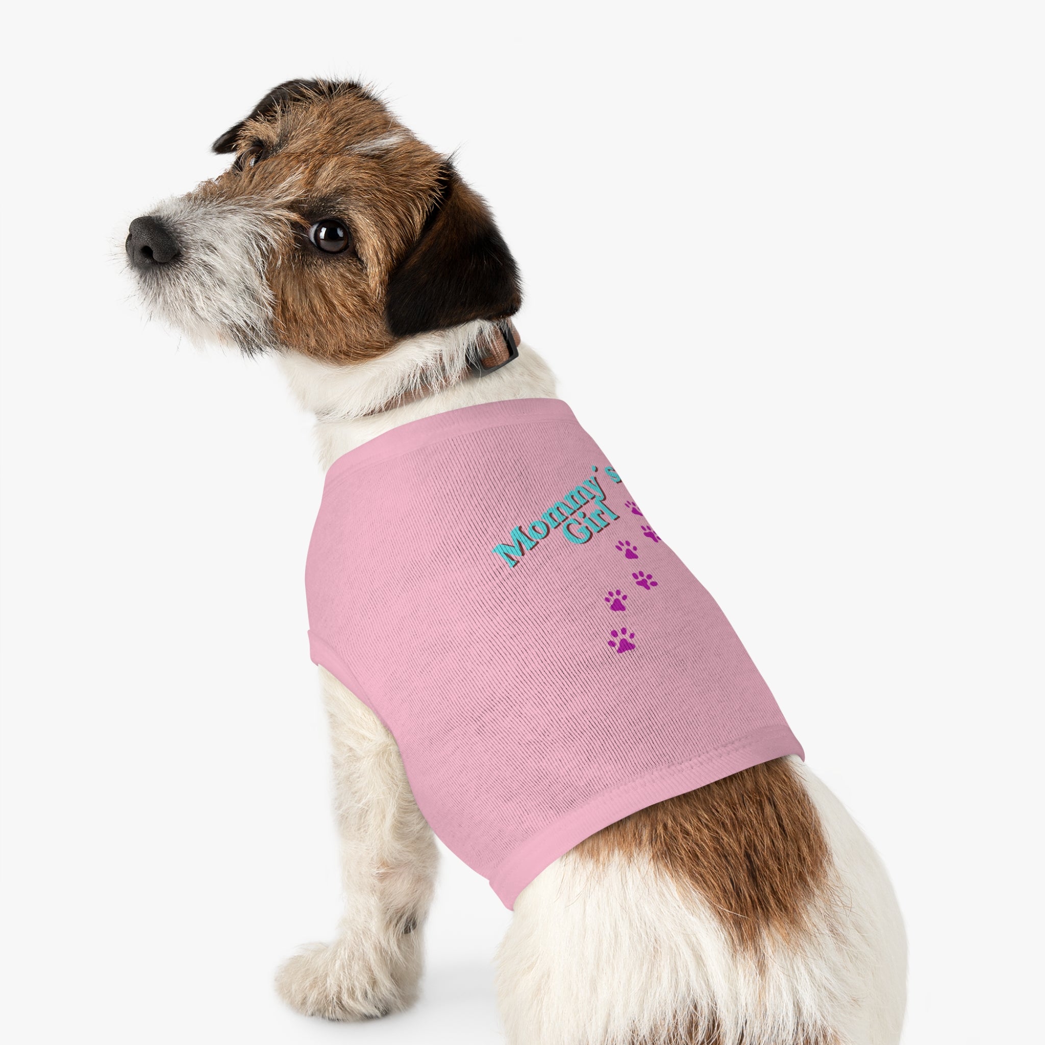 Mommy's Girl Pet Tank Top — Cute Paw Print Dog Shirt for Small Dogs & Puppies