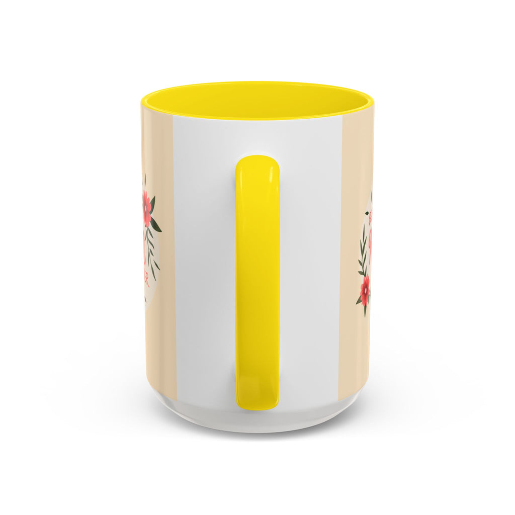 Best Mom Ever Coffee Mug — Cute Dachshund with Tulips