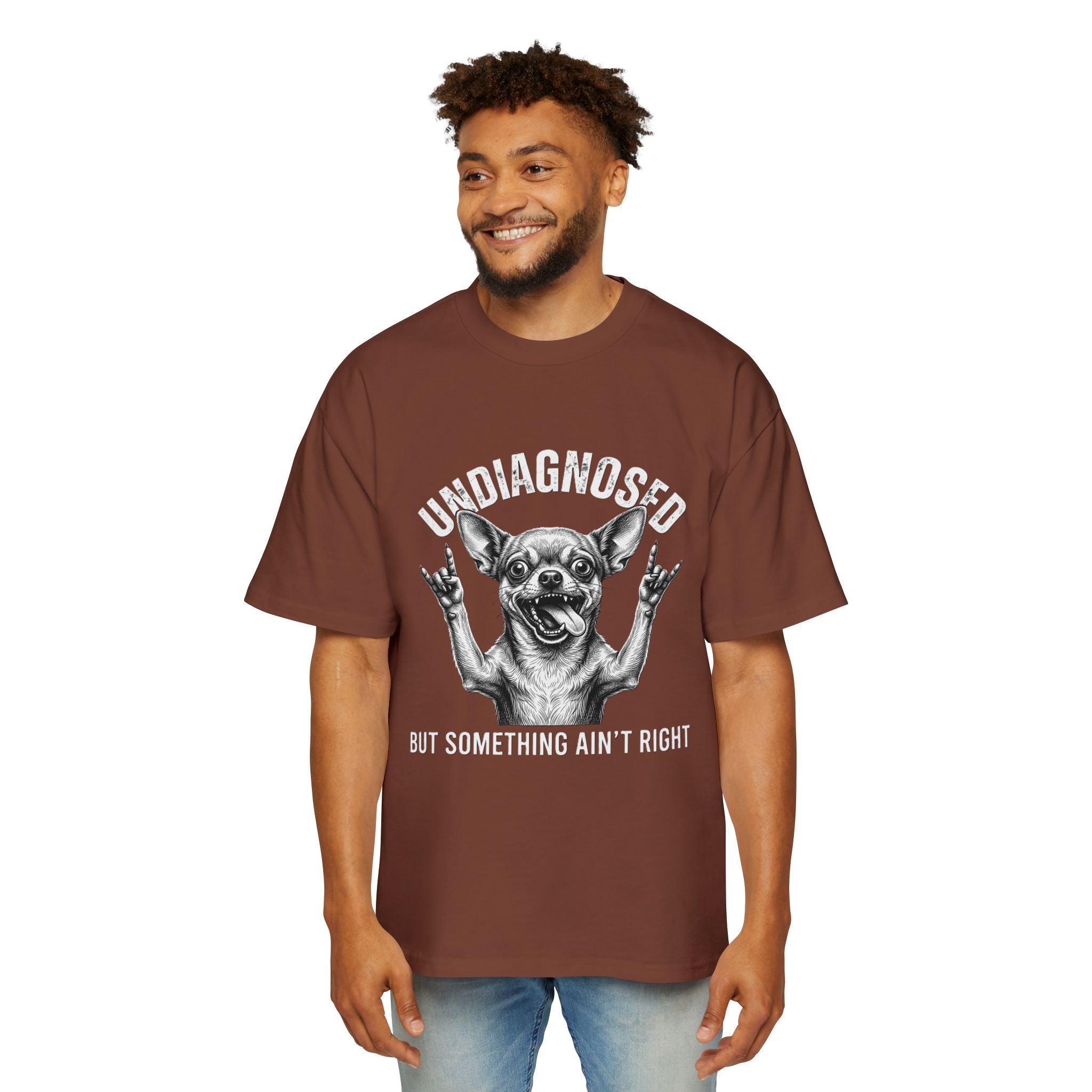 Undiagnosed But Something Ain't Right Dog Tee — Funny Chihuahua Graphic T-Shirt