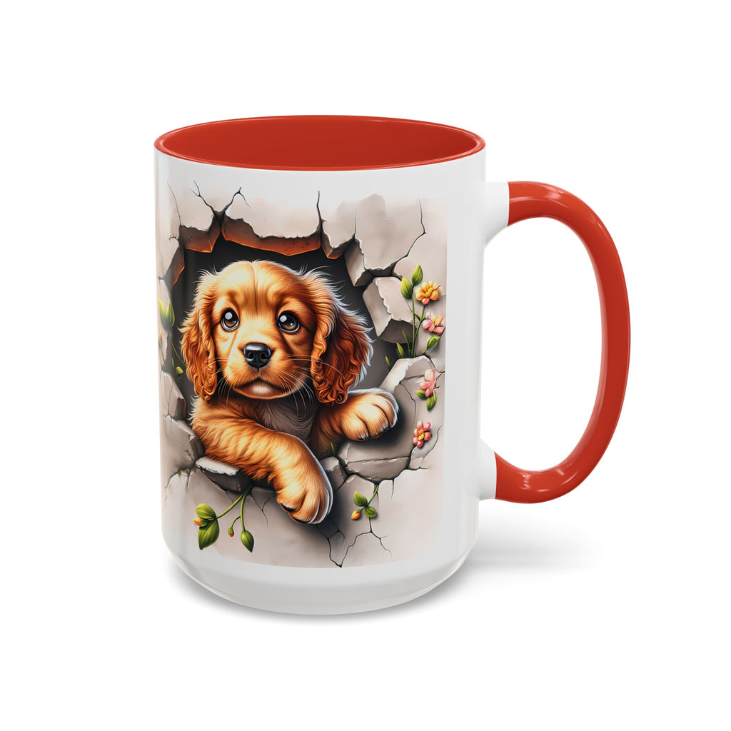 Cocker Spaniel Puppy Coffee Mug — Cute Accent Mug