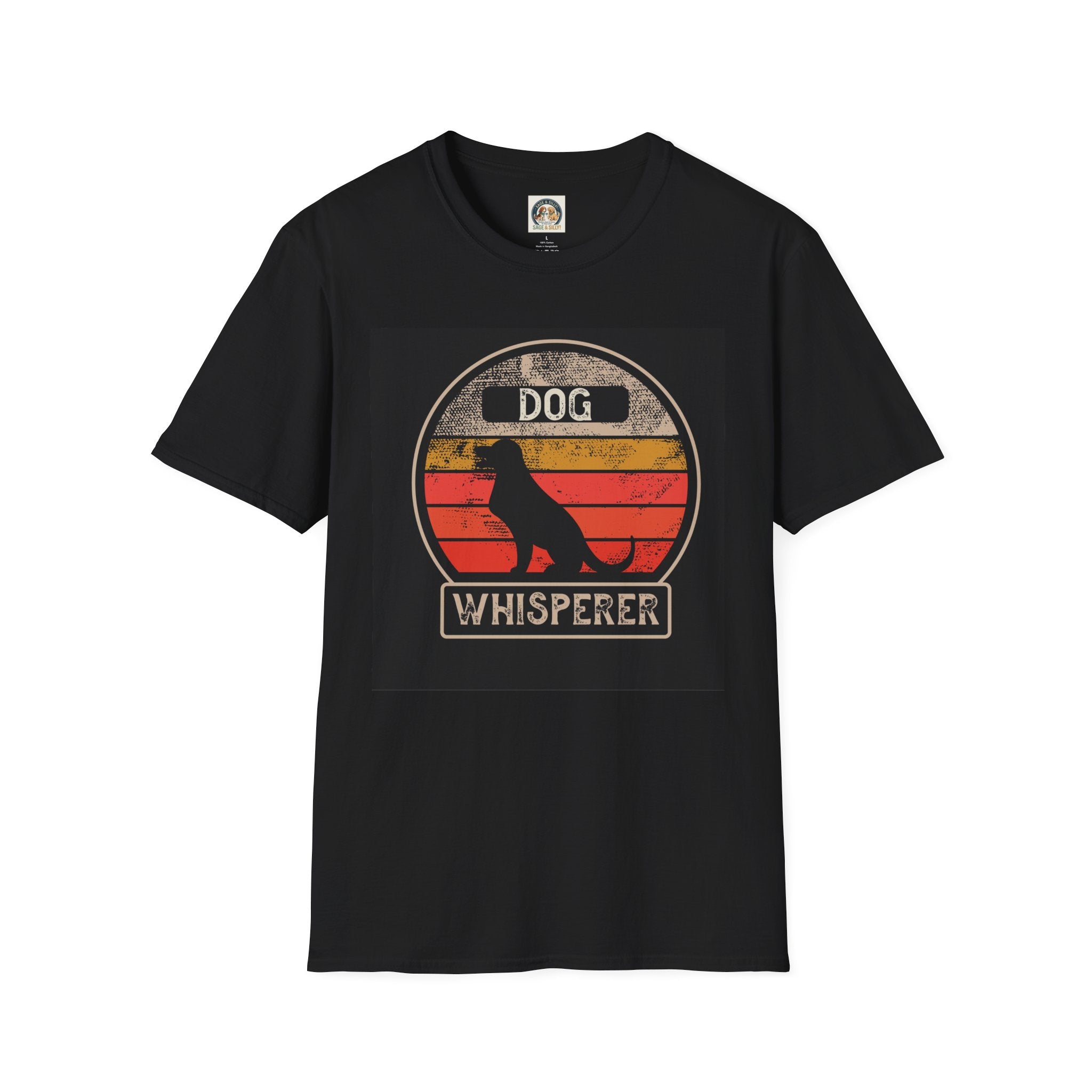 Dog Whisperer T‑Shirt — Vintage Retro Silhouette Tee