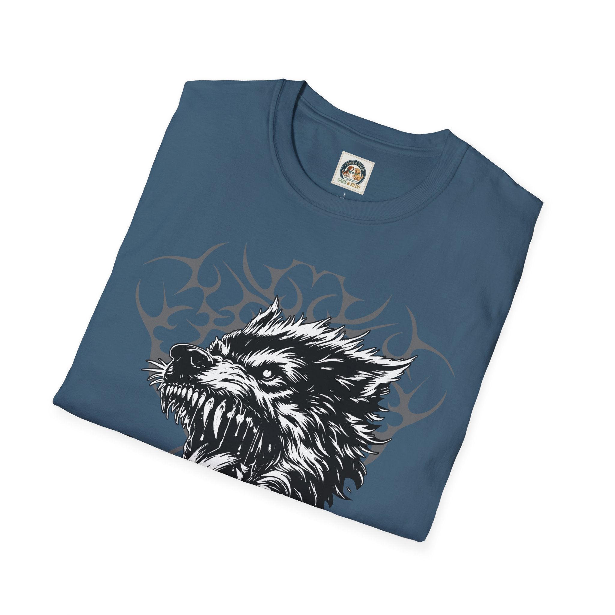 Angry Wolf Graphic T-Shirt — "This Is My Friendly Side"