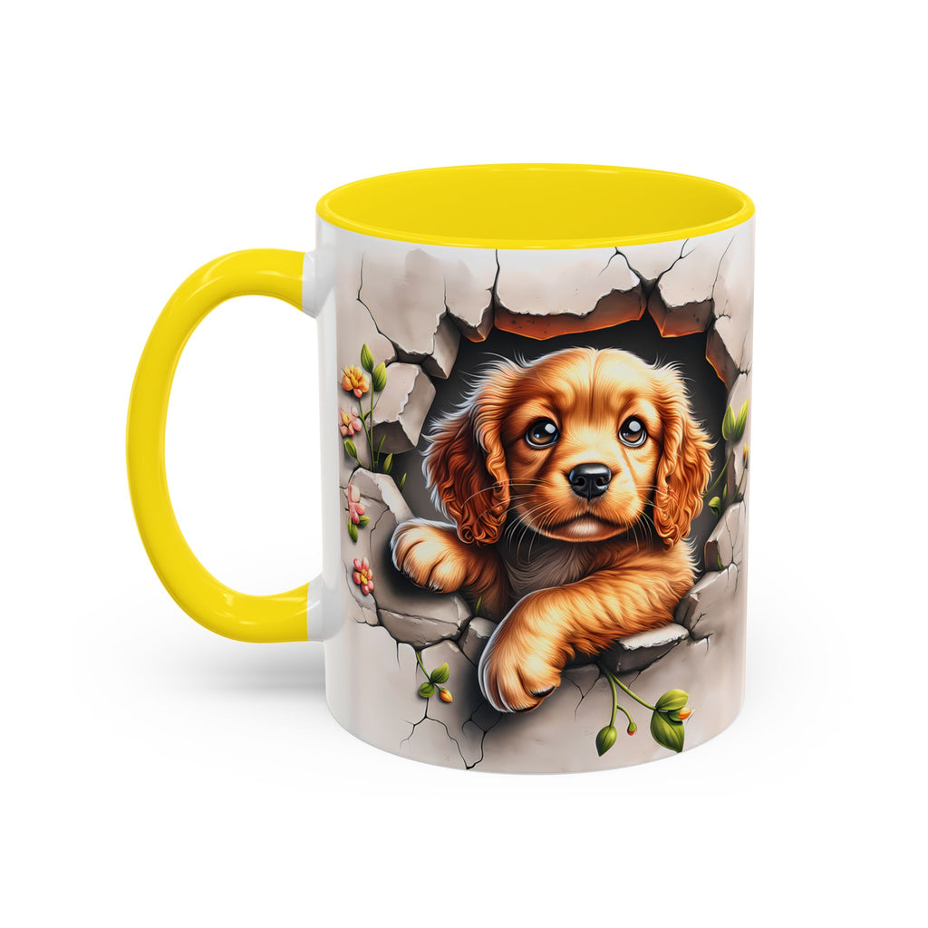 Cocker Spaniel Puppy Coffee Mug — Cute Accent Mug