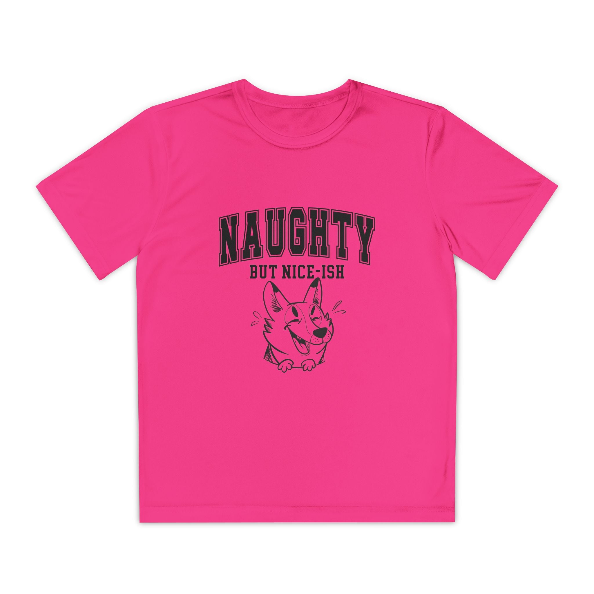 Youth Tee - "Naughty But Nice-ish" Graphic Shirt