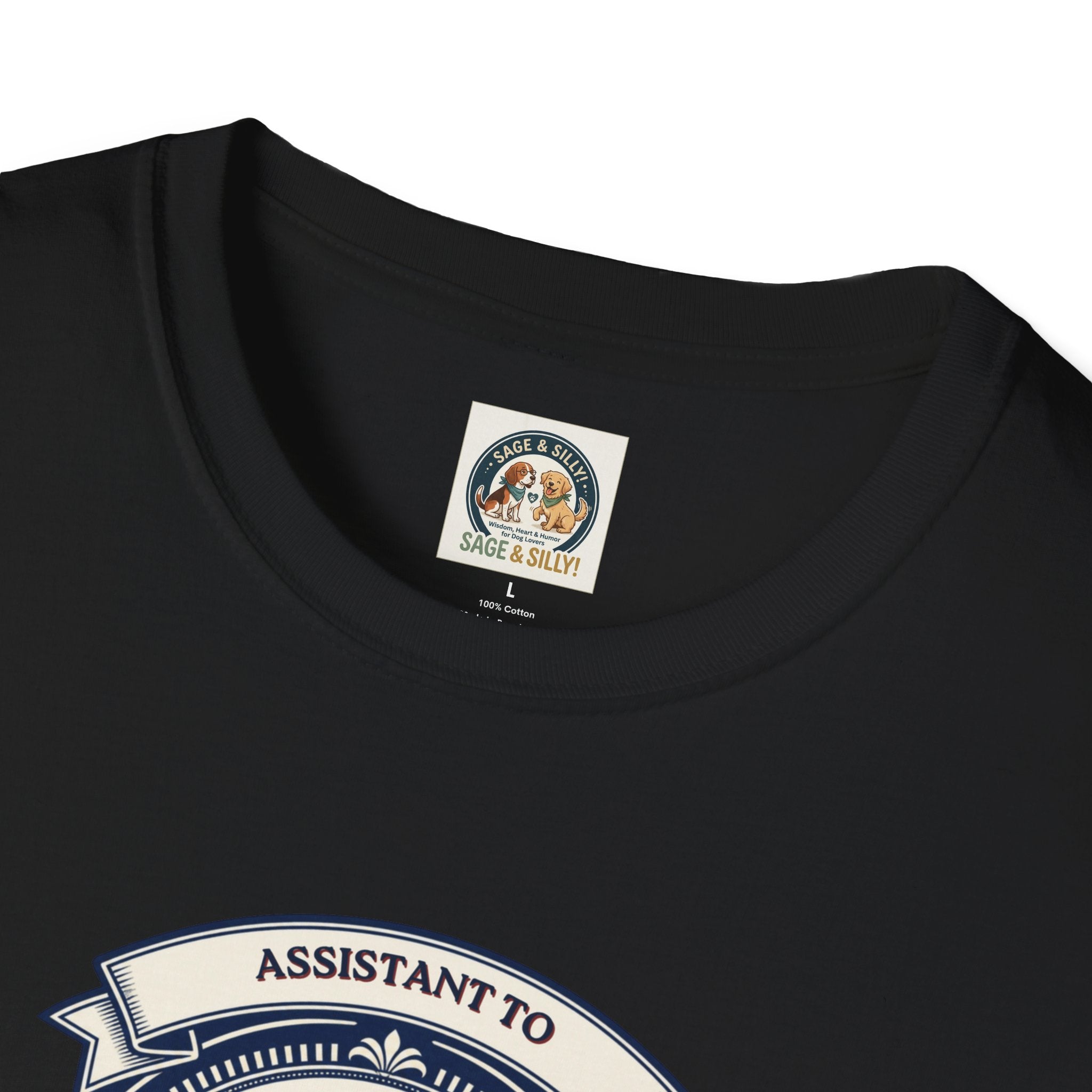 Dachshund Assistant T-Shirt — "Assistant to the Regional Manager" Funny Dog Tee