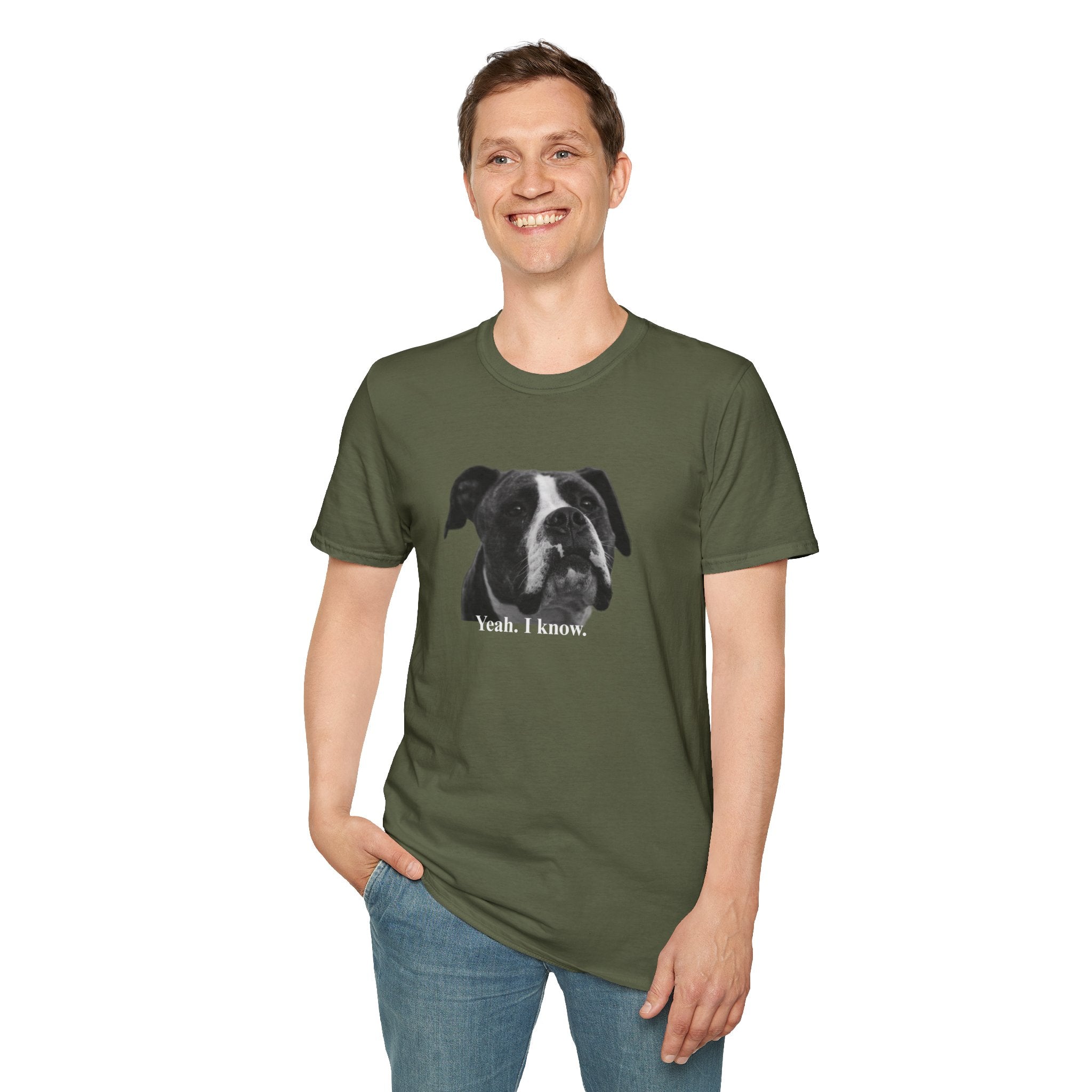 Boxer Graphic T-Shirt — "Yeah. I know."