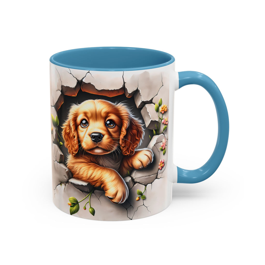 Cocker Spaniel Puppy Coffee Mug — Cute Accent Mug