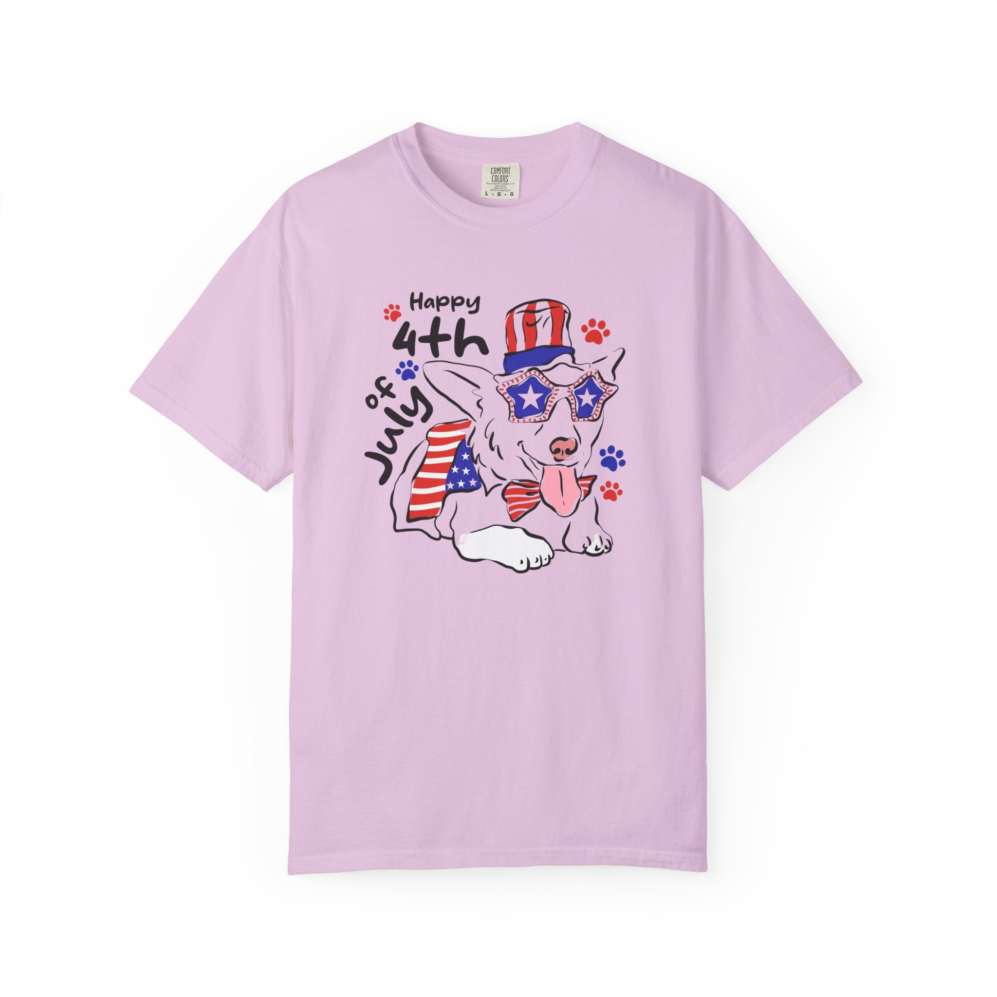 4th of July Dog T-Shirt — Patriotic Pup Graphic Tee