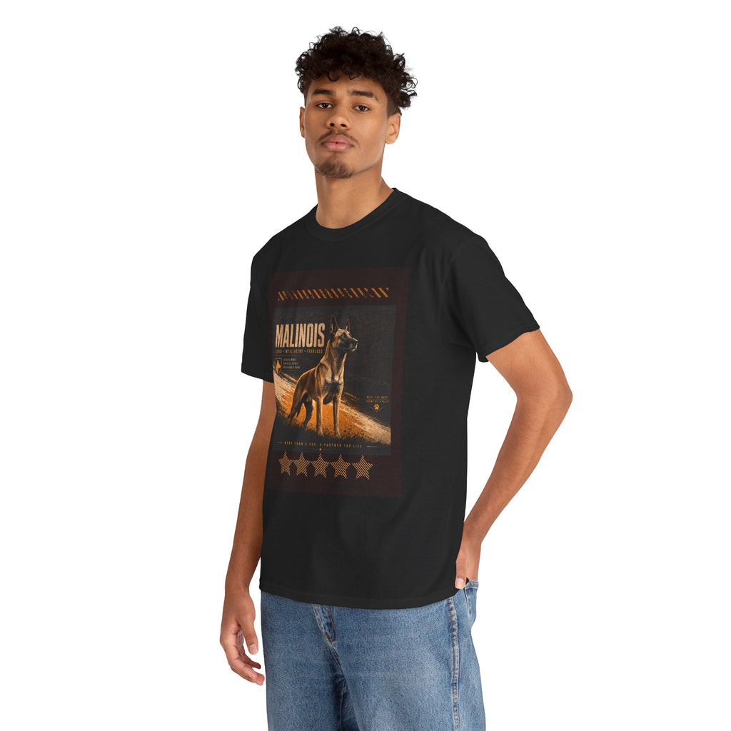 Malinois Dog Tee — Vintage Belgian Malinois Graphic T-Shirt