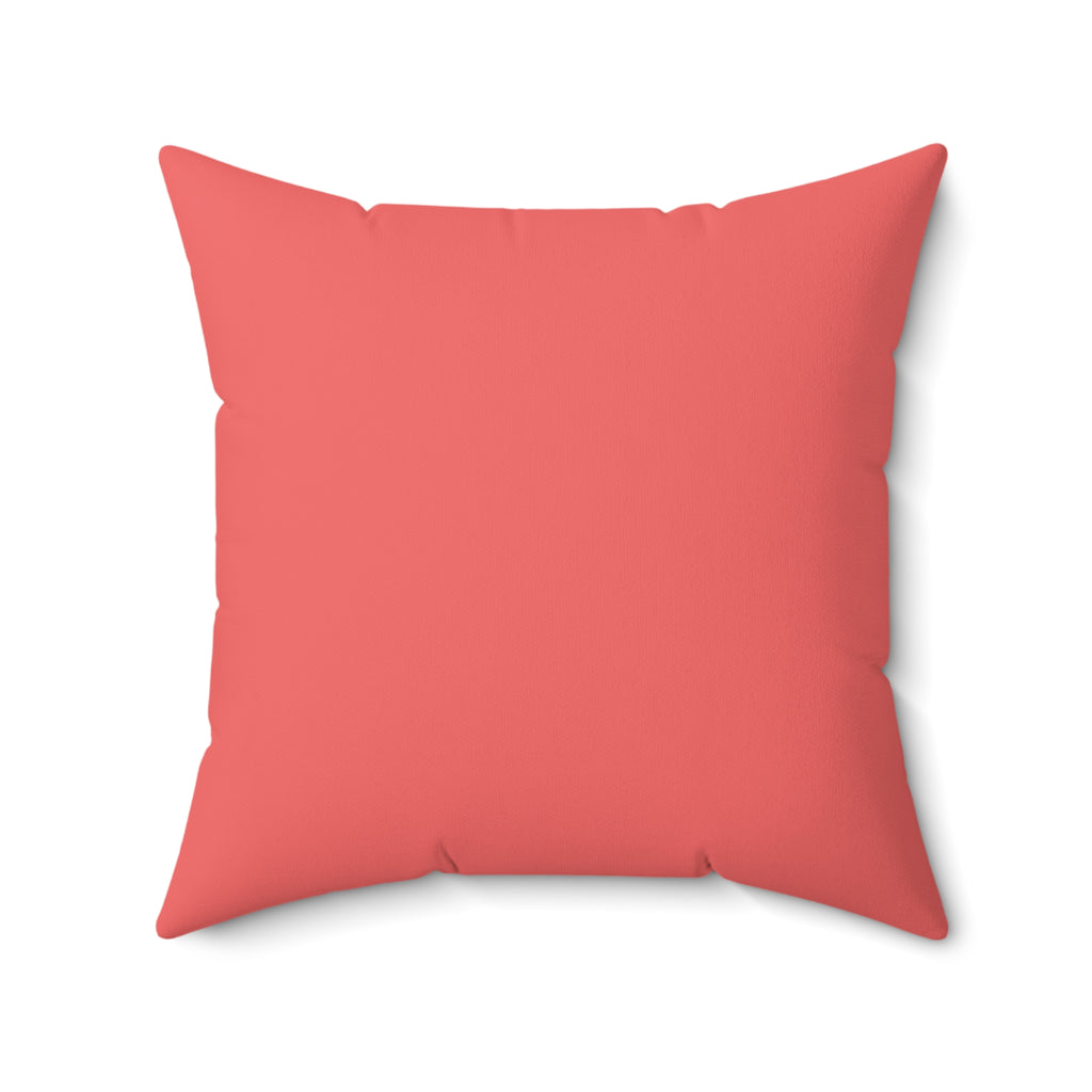Dachshund Throw Pillow — Peeking Dog Portrait on Stripes | Faux Suede Dog Lover Gift