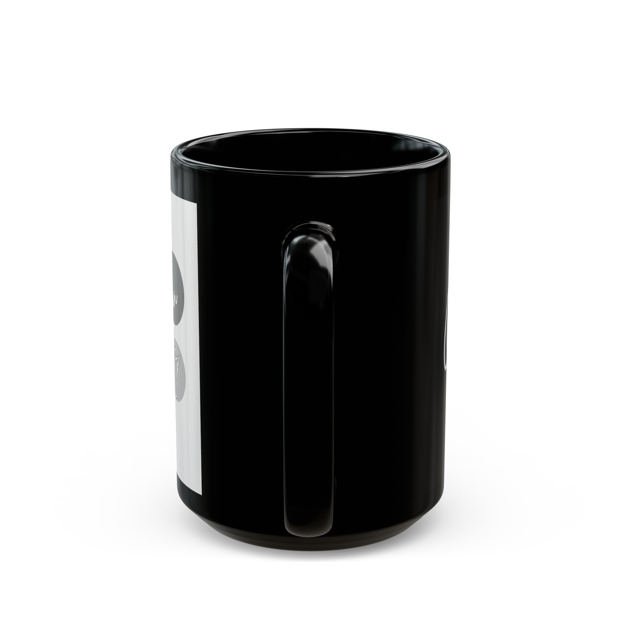 Siberian Husky Black Coffee Mug — 11oz/15oz Dog Lover Gift