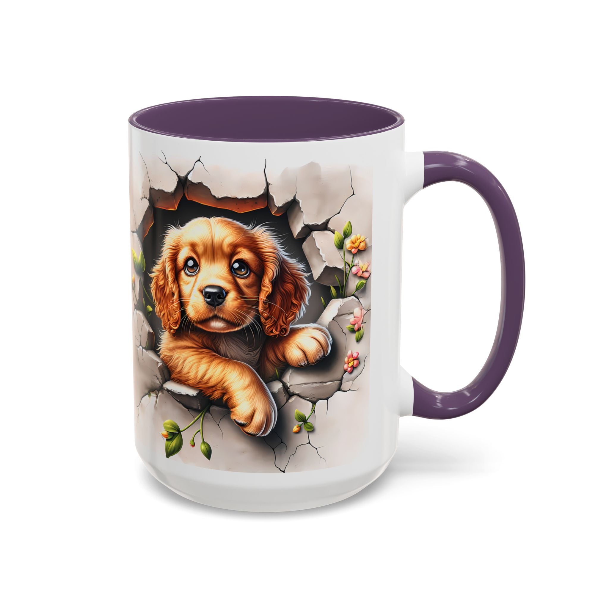 Cocker Spaniel Puppy Coffee Mug — Cute Accent Mug