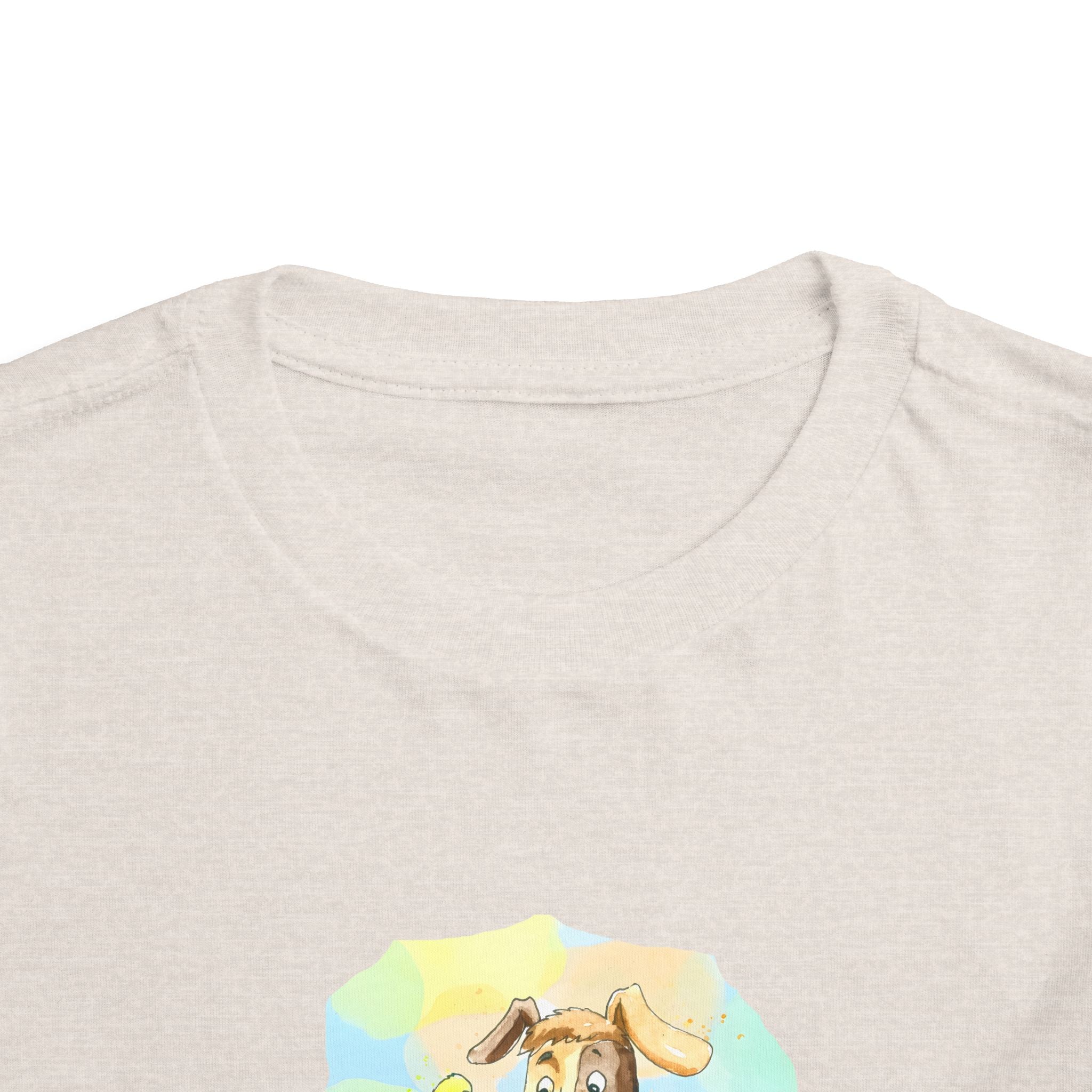 Toddler Tee — Cute Puppy & Kitten Watercolor Kids Shirt