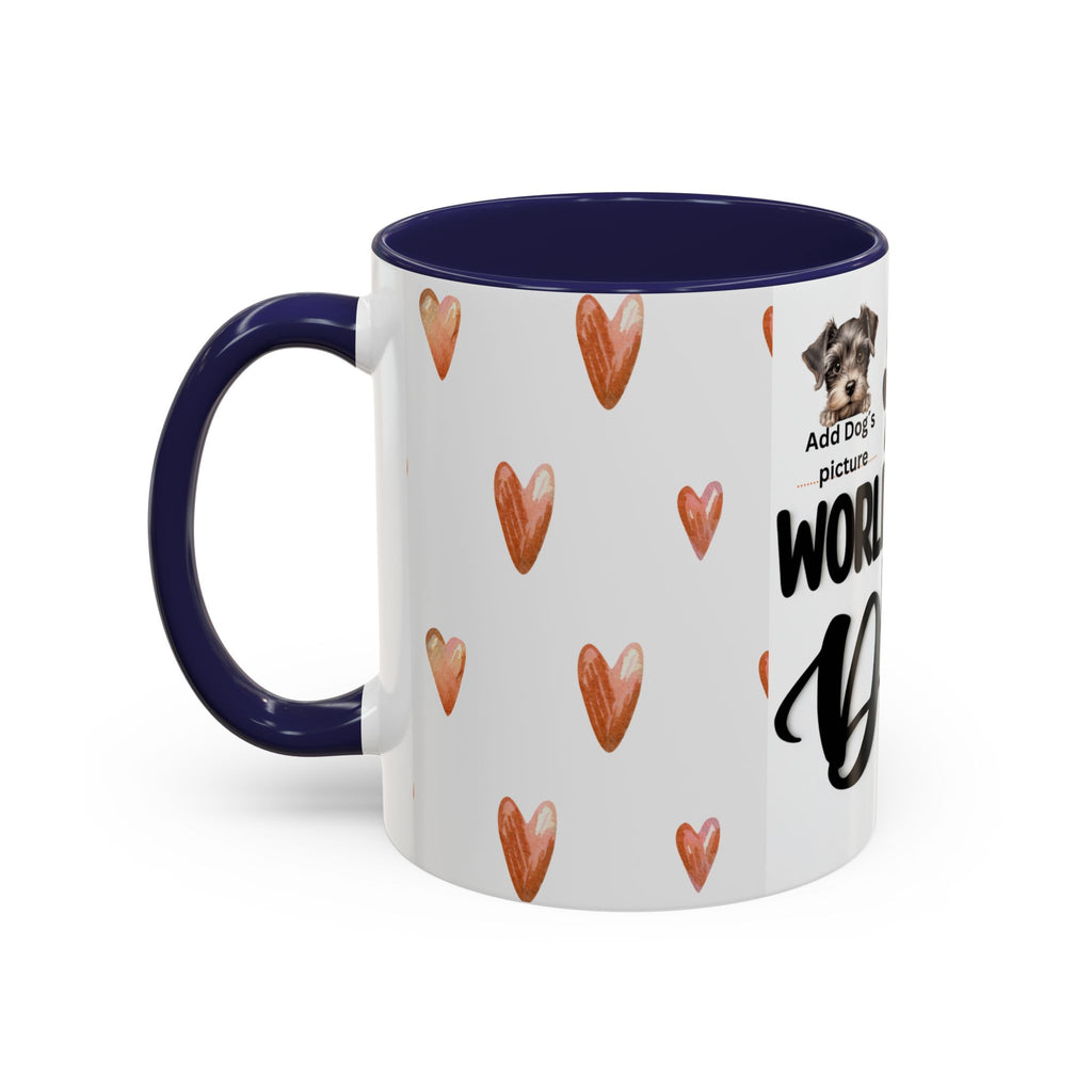 Personalised "World's Best Dog Dad" Coffee Mug — Custom Pet & Owner Photo