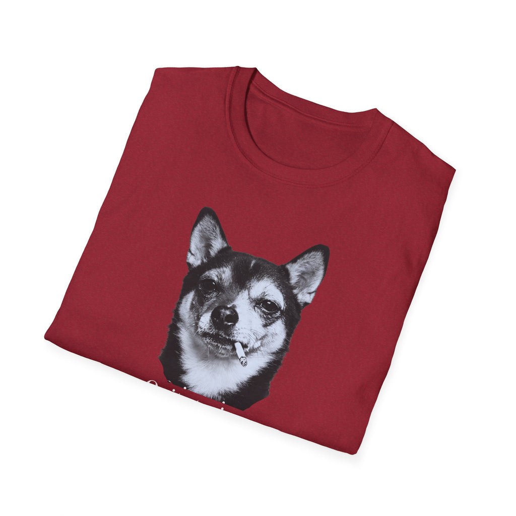 Dog Graphic T-Shirt — "Quit Staring... You're Killin' My Vibe"
