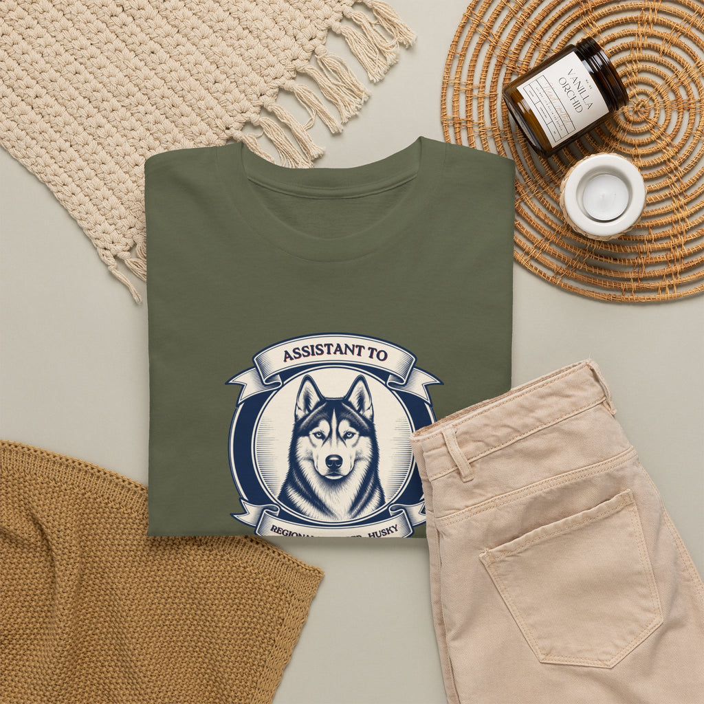 Husky T-Shirt — "I'm Not the Manager, I'm the One the Manager Reports To" Funny Husky Tee