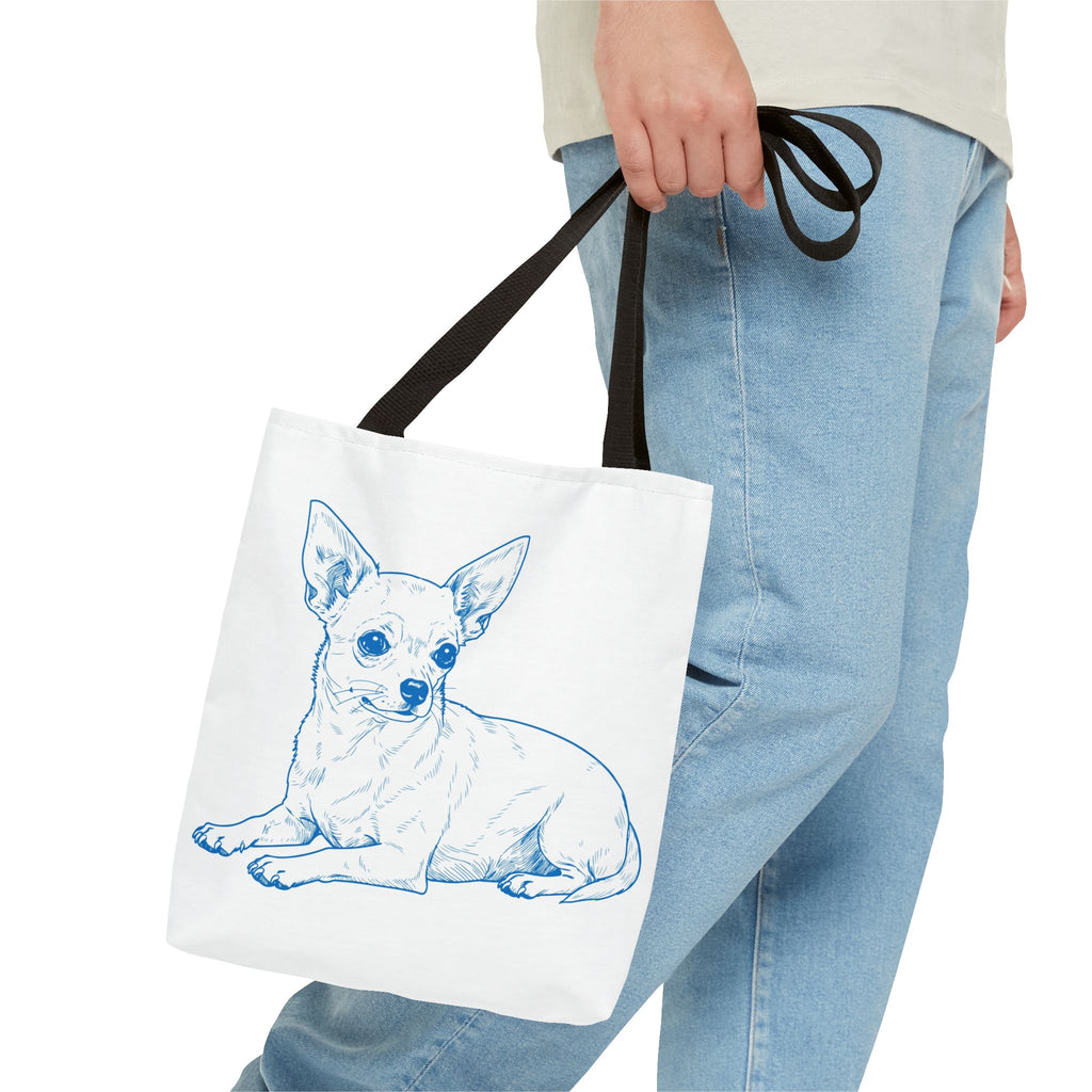 Chihuahua Dog Tote Bag — Cute Dog Lover Printed Tote