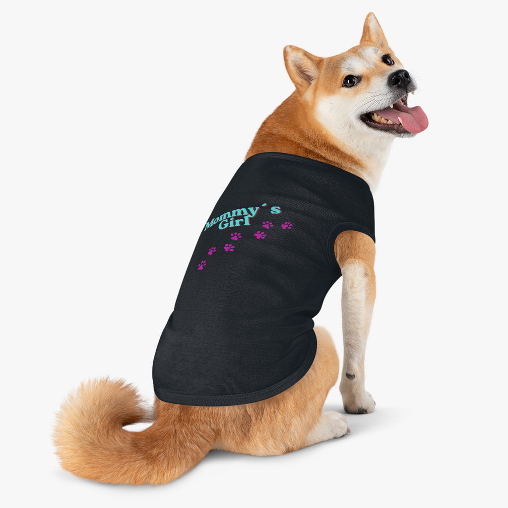 Mommy's Girl Pet Tank Top — Cute Paw Print Dog Shirt for Small Dogs & Puppies