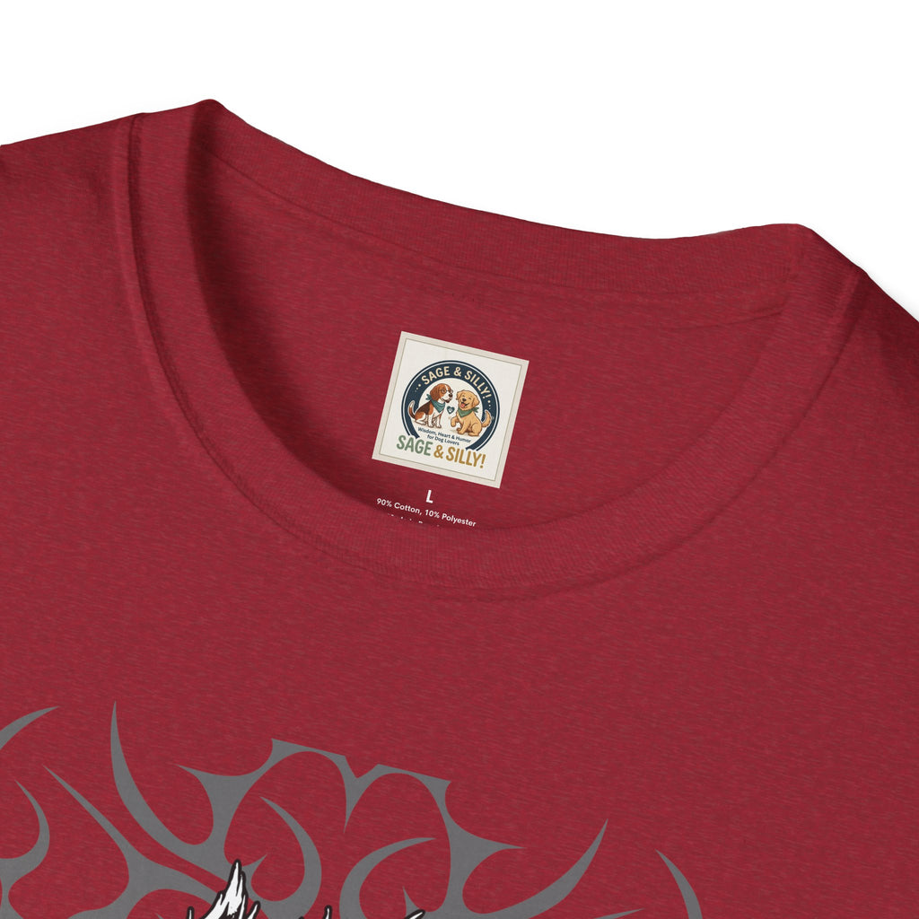 Angry Wolf Graphic T-Shirt — "This Is My Friendly Side"