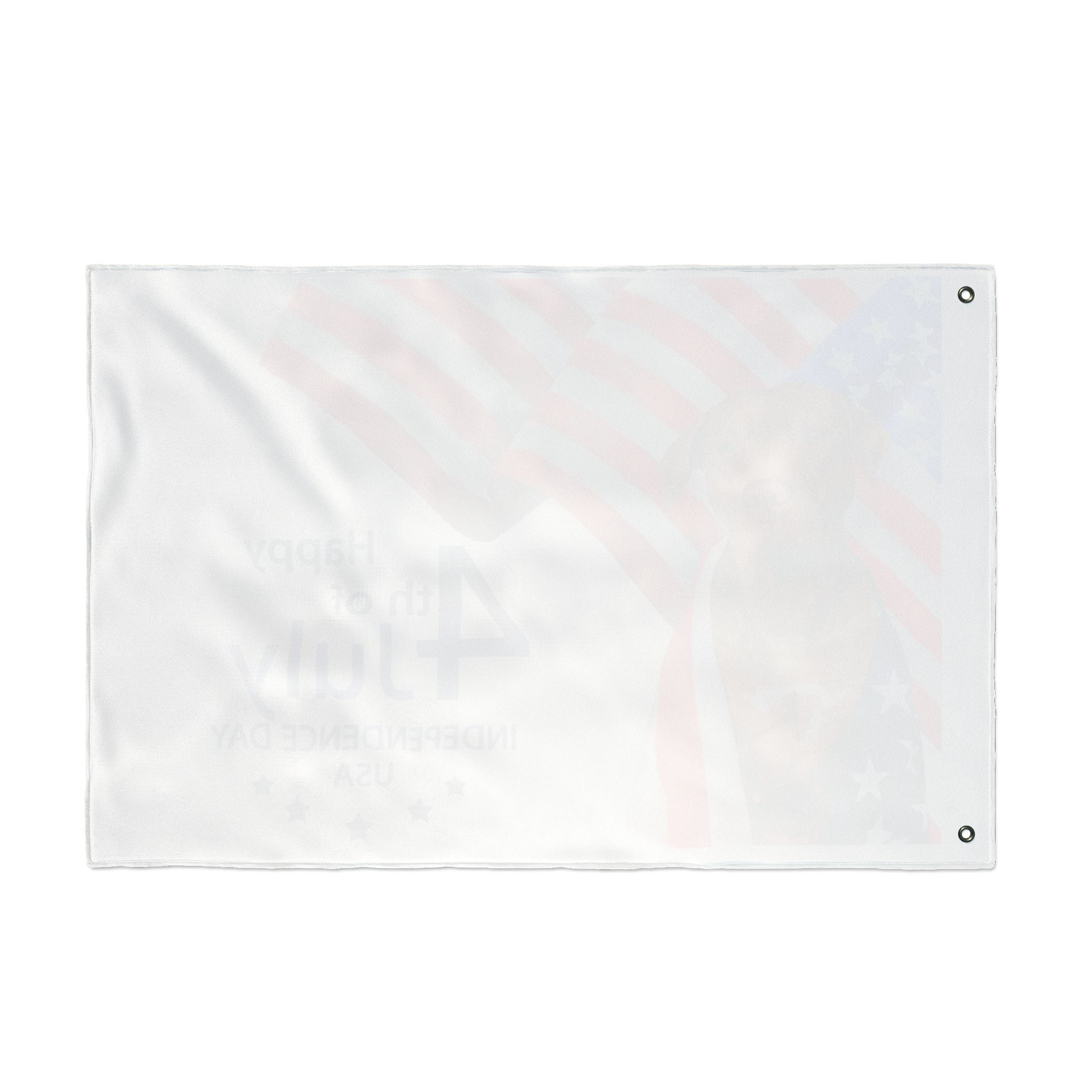 4th of July Dog Flag — Double-Sided American Independence Day Garden Banner