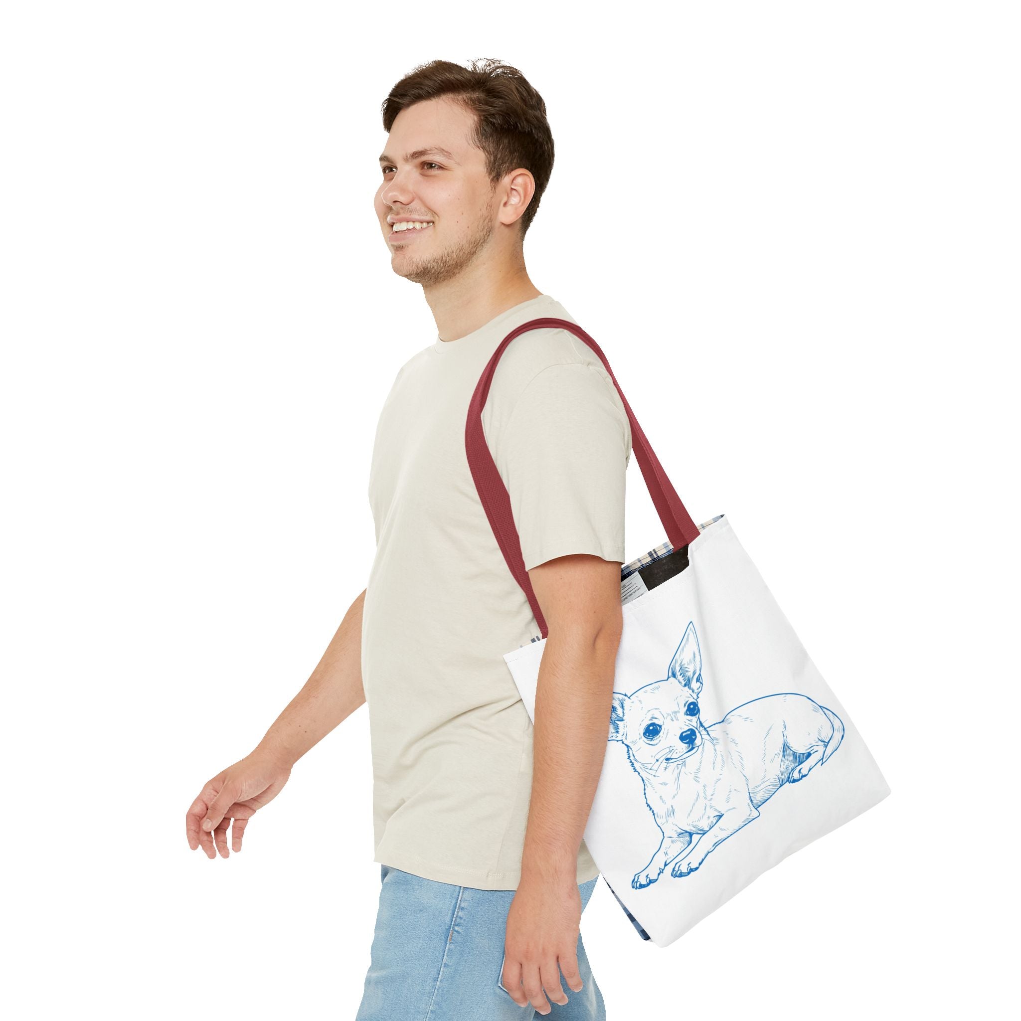 Chihuahua Dog Tote Bag — Cute Dog Lover Printed Tote