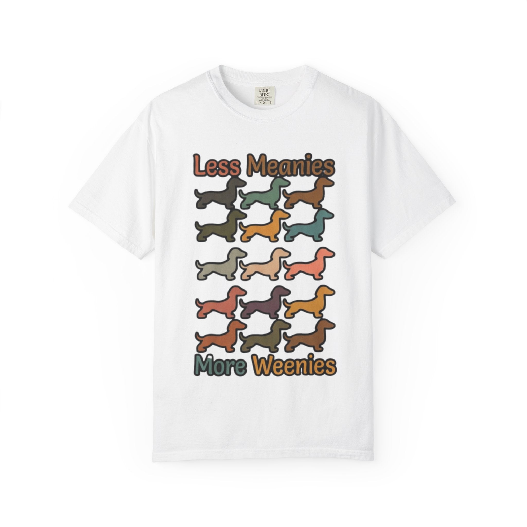 Less Meanies More Weenies Dachshund T-Shirt