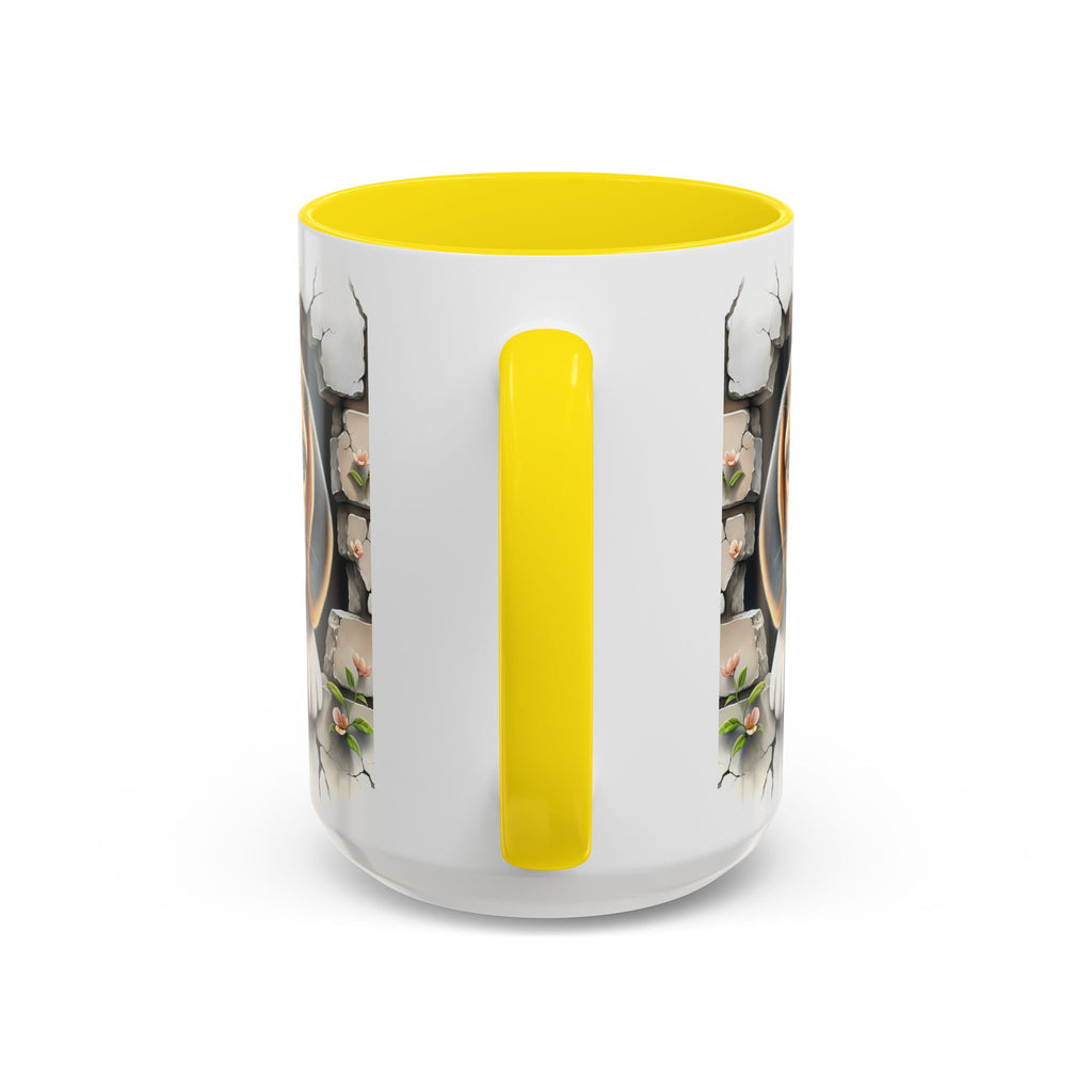 Beagle Puppy Peek Accent Coffee Mug – Cute Dog Gift (11/15 oz)