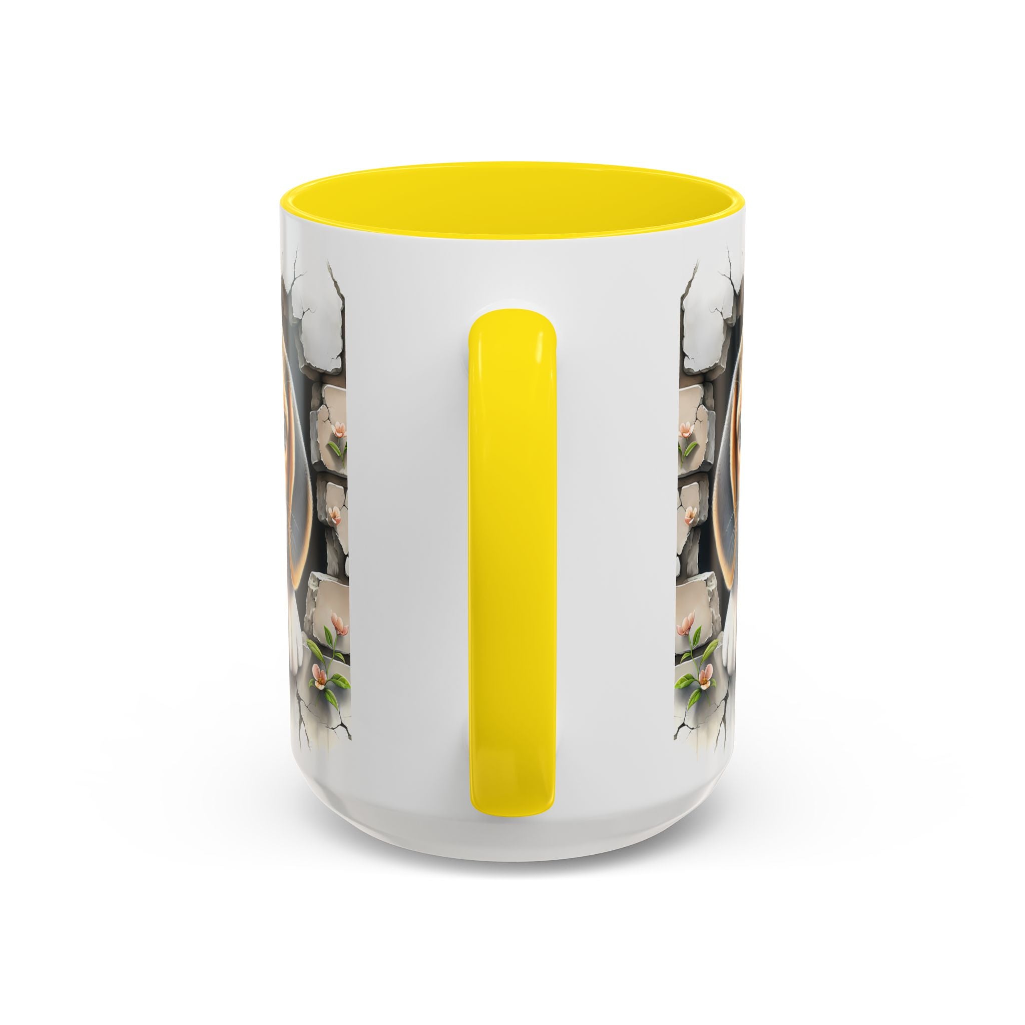 Beagle Puppy Peek Accent Coffee Mug – Cute Dog Gift (11/15 oz)