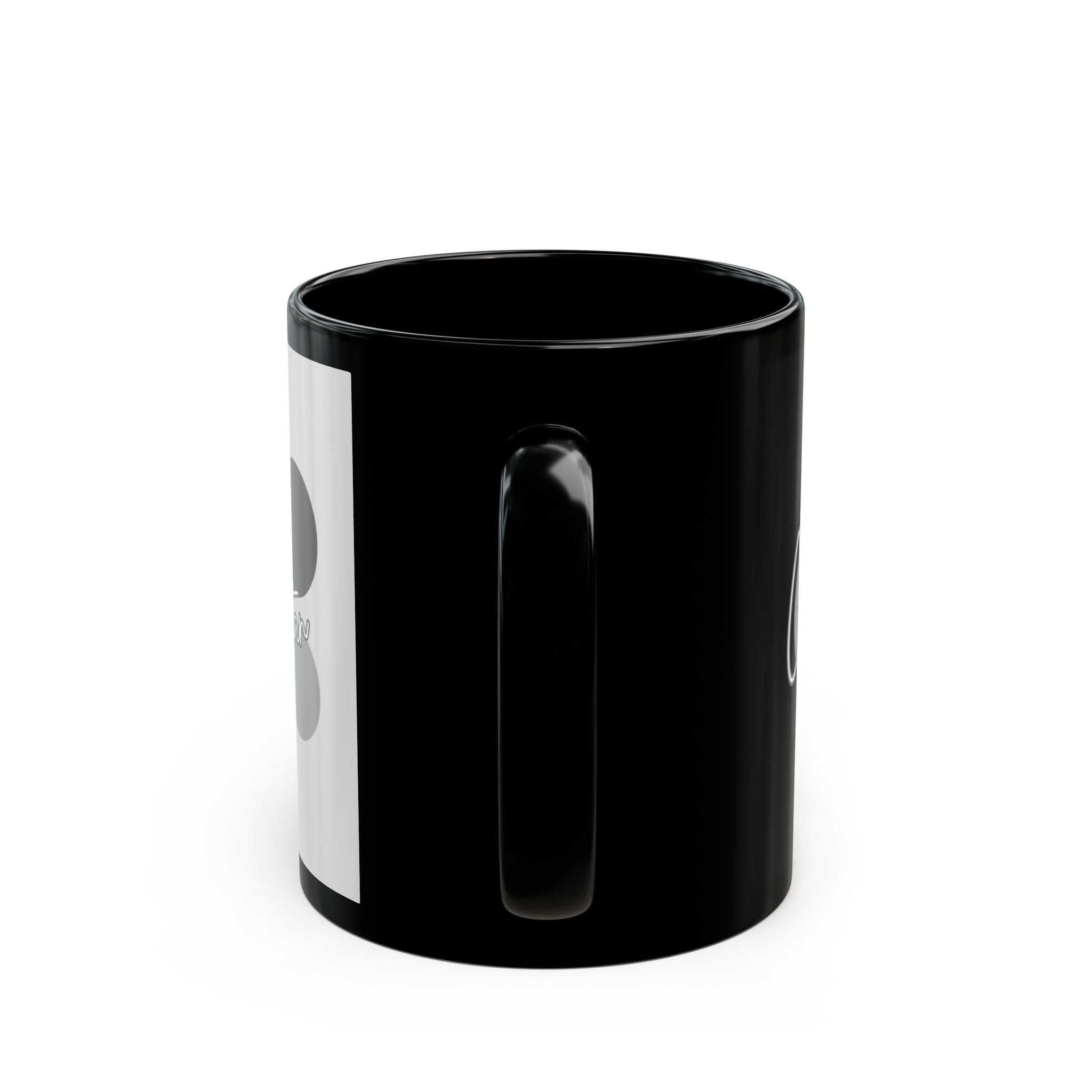 Dalmatian Dog Black Coffee Mug — 11oz & 15oz Ceramic Gift