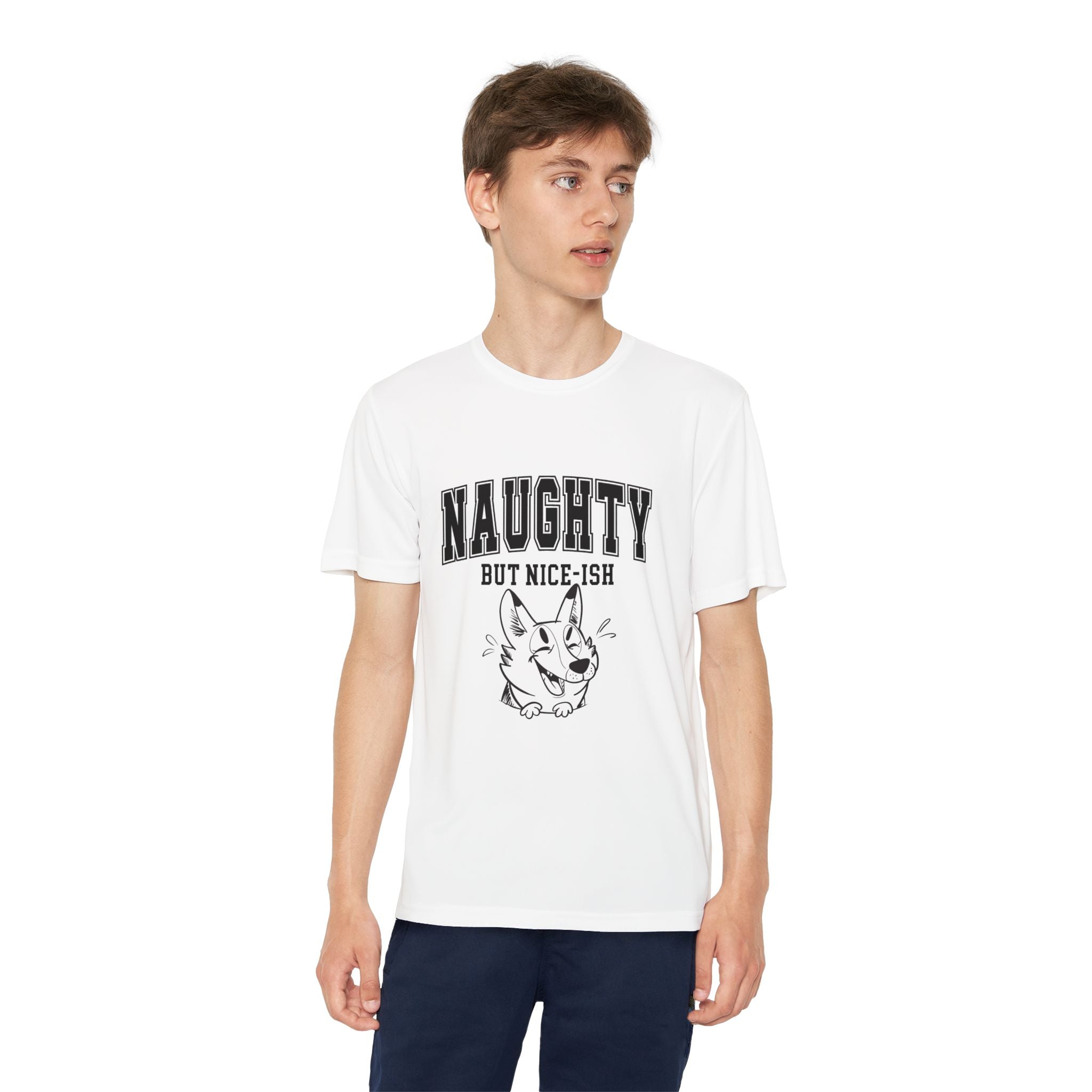 Youth Tee - "Naughty But Nice-ish" Graphic Shirt