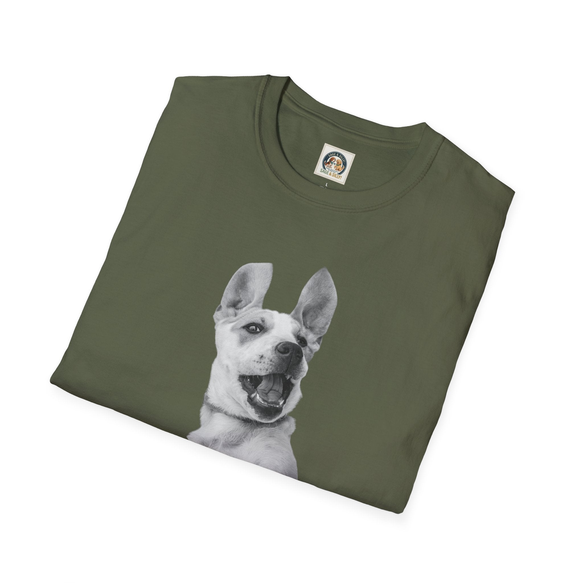 Laughing Dog Graphic T-Shirt — "Yes, I Am That Funny!"