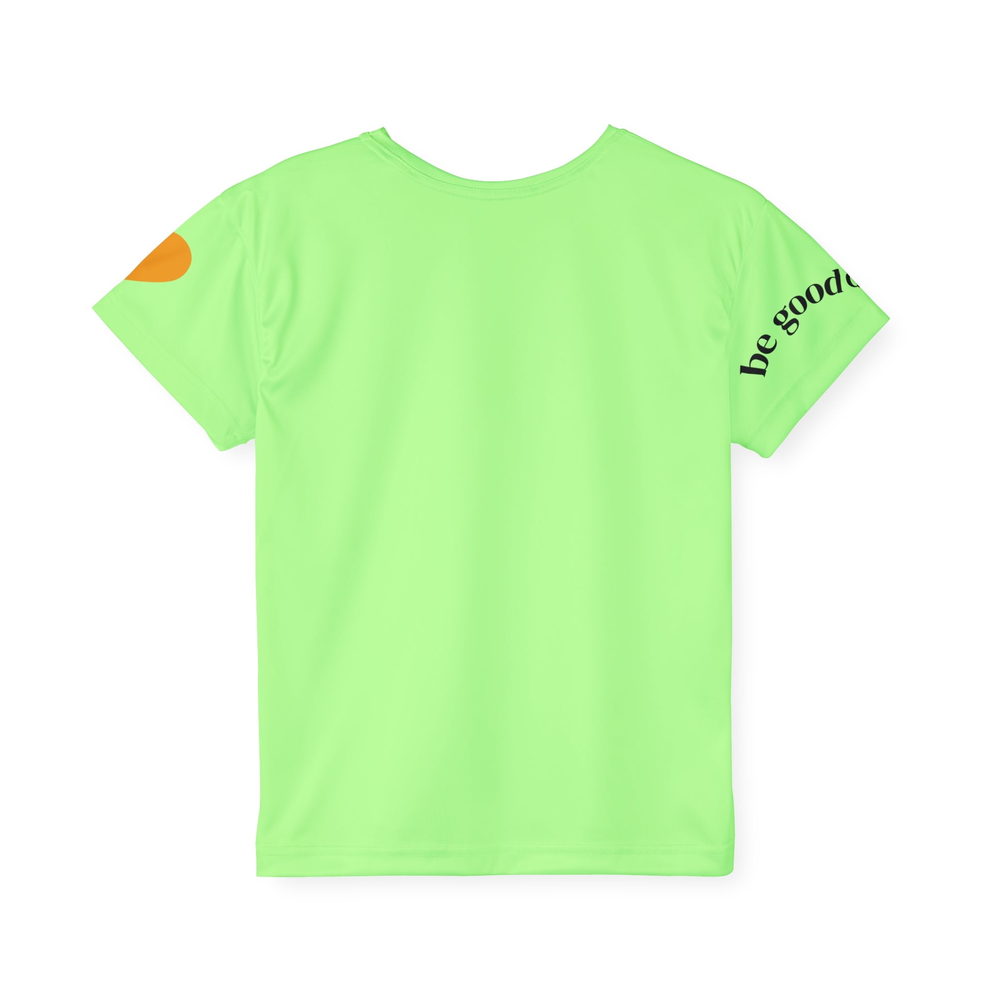 Kids 'Good Vibes Only' Neon Sports Jersey — Cool Dog Graphic Tee