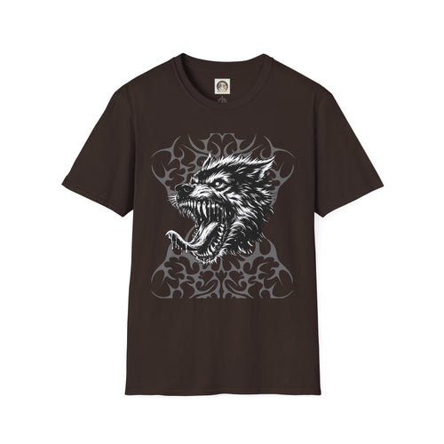 Angry Wolf Graphic T-Shirt — "This Is My Friendly Side"