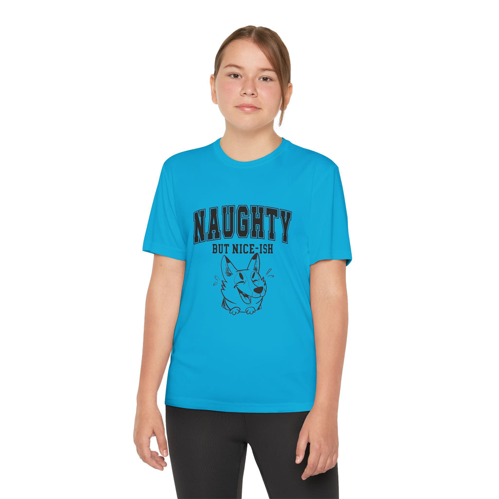 Youth Tee - "Naughty But Nice-ish" Graphic Shirt